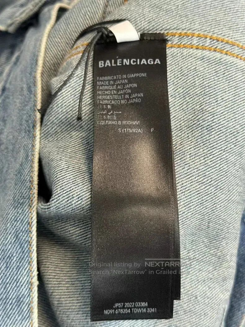Balenciaga Balenciaga Fluorescent Green Double B Denim Jacket. Size US S / EU 44-46 / 1 - 4 Thumbnail
