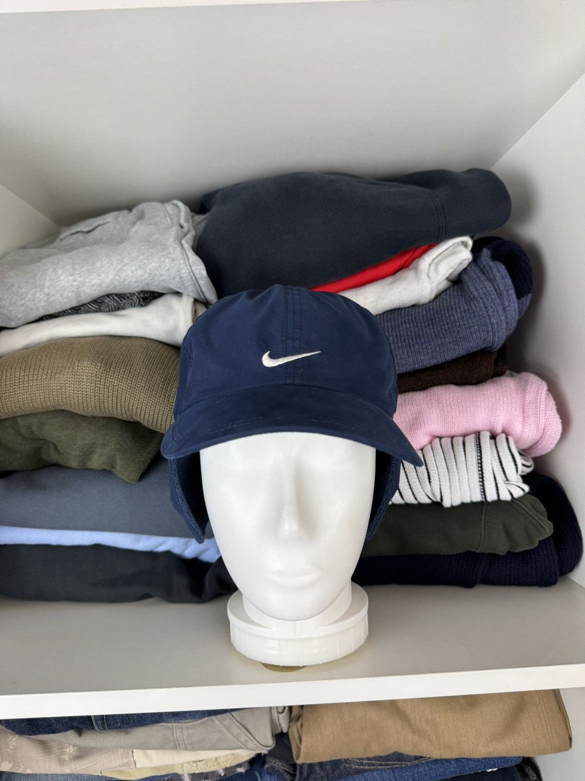 Nike Vintage Nike Cap with Ear Flaps Hat Size ONE SIZE - 1 Thumbnail