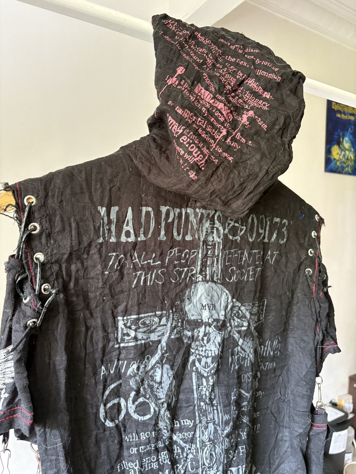 Japanese Brand Mad Punks Anarchic Gothic Punk Zip Up Size M / US 6-8 / IT 42-44 - 15 Thumbnail