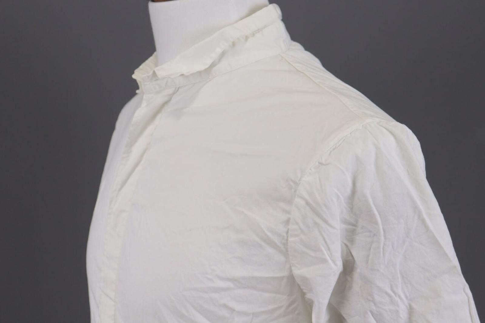 Thom Krom Thom Krom White Short Sleeve Button Down Shirt Size M Size US M / EU 48-50 / 2 - 9 Thumbnail