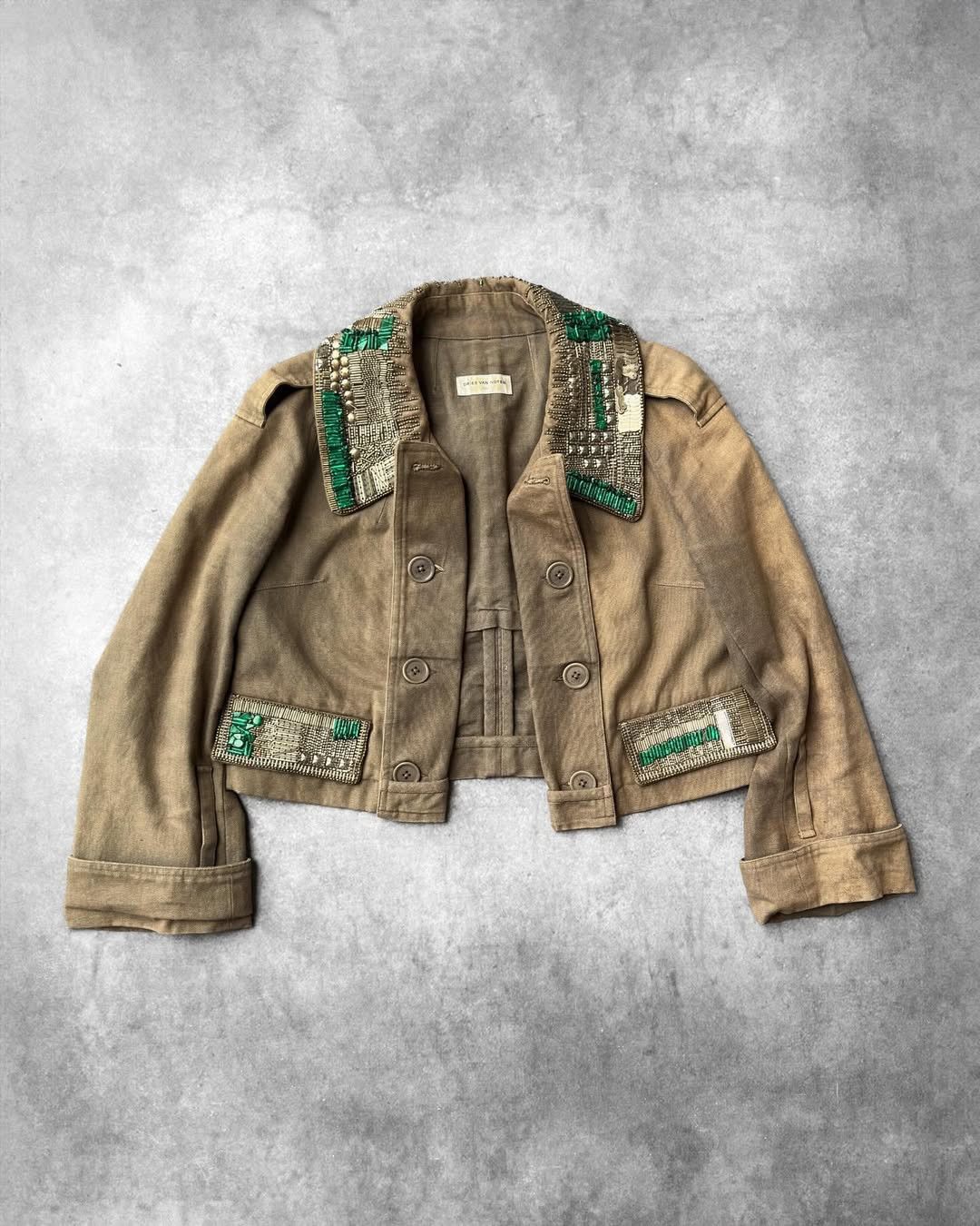 Dries Van Noten Dries van Noten SS08 Embellished Bohemian Jacket Size M / US 6-8 / IT 42-44 - 1 Thumbnail