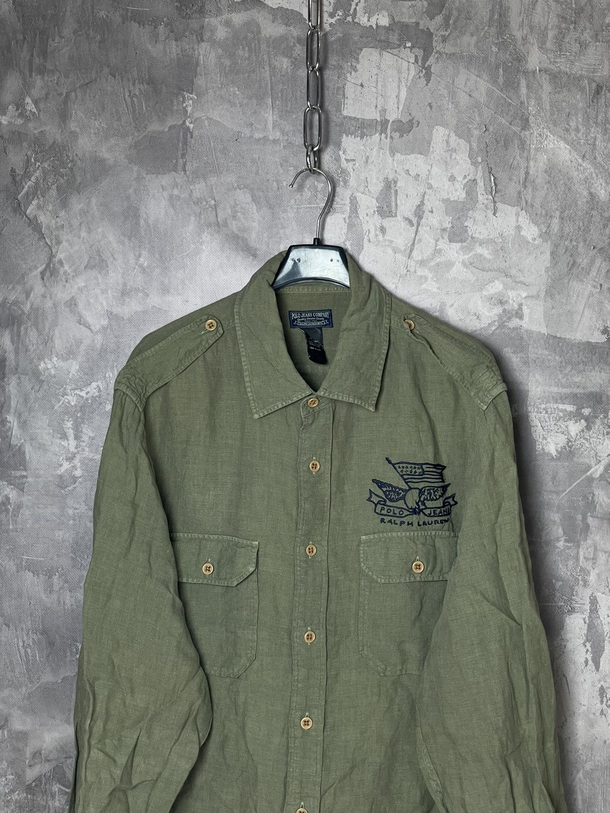 Polo Ralph Lauren × Ralph Lauren × Vintage Polo Ralph Lauren casual over shirt jacket quilt Size US L / EU 52-54 / 3 - 2 Thumbnail