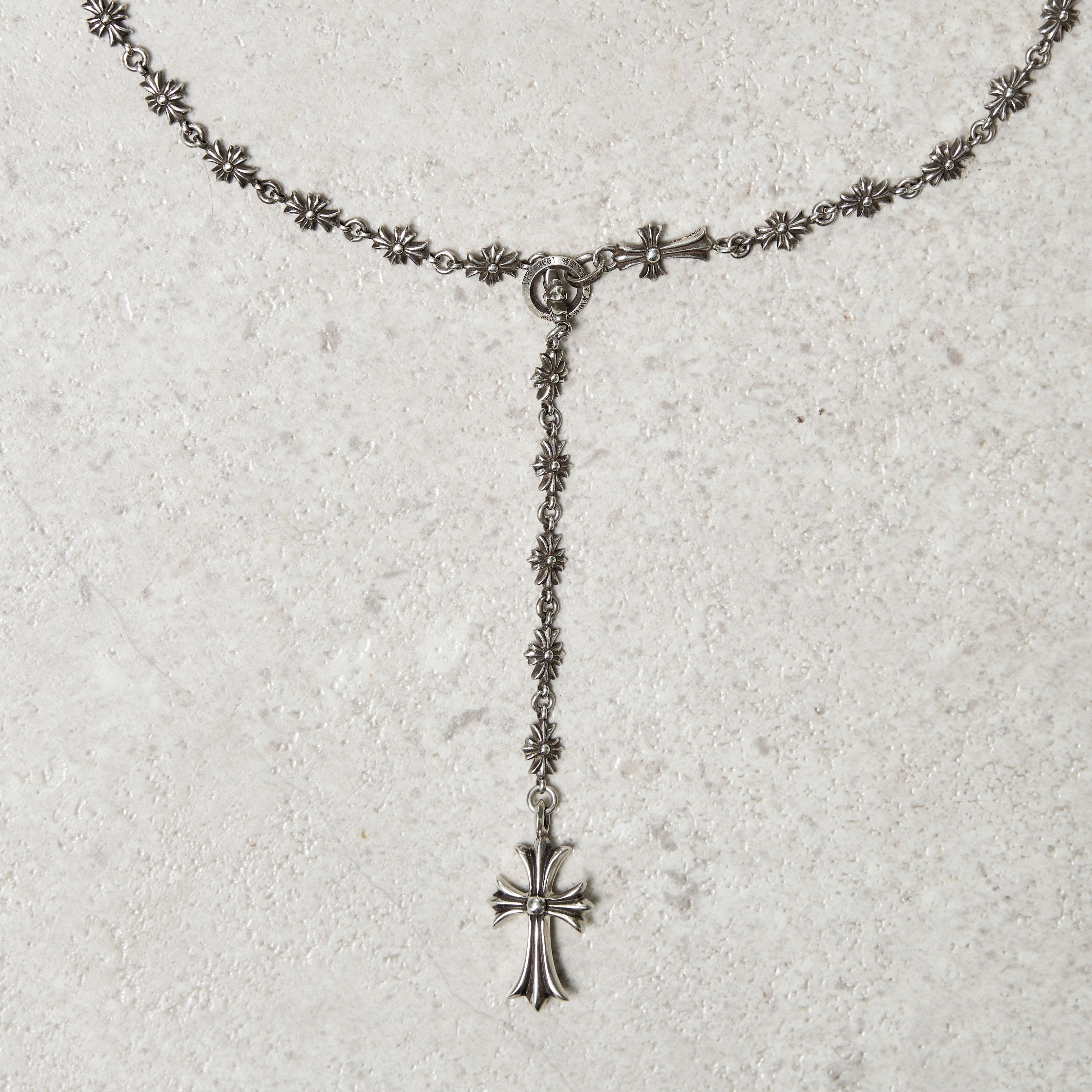 Chrome Hearts CHROME HEARTS Long Multi-Cross Rosary Necklace SILVER Size ONE SIZE - 4 Thumbnail