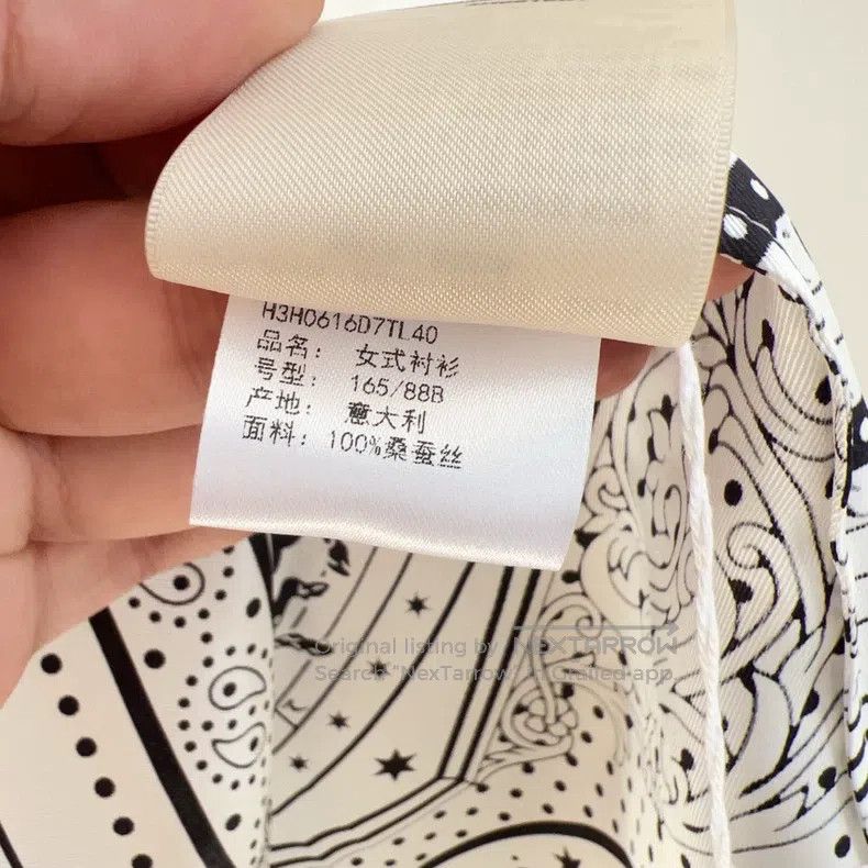 Hermes Hermes Silk shirt Size XS / US 0-2 / IT 36-38 - 6 Thumbnail