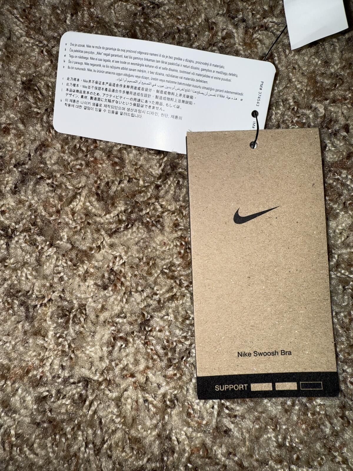 Nike Nike Girls' Pro Swoosh High Support Sports Bra Sample Size ONE SIZE - 11 Thumbnail