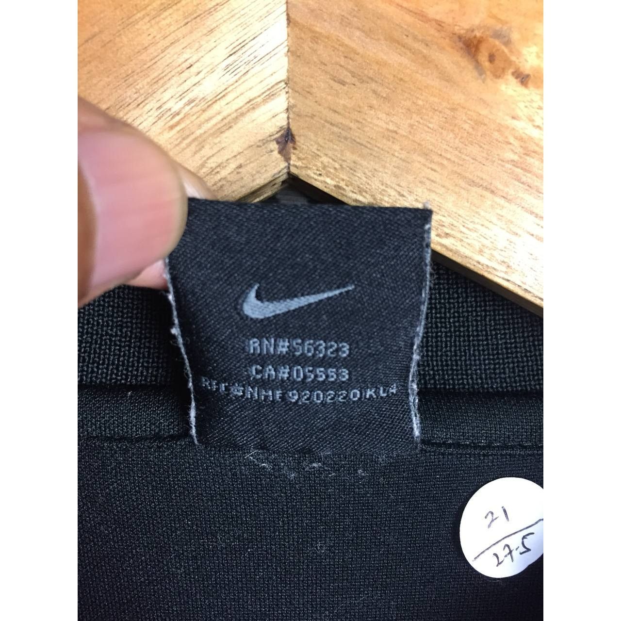 Nike × Vintage Vtg Nike Court Swoosh Logo Dri Fit Tennis Polo Tee Size US L / EU 52-54 / 3 - 12 Thumbnail