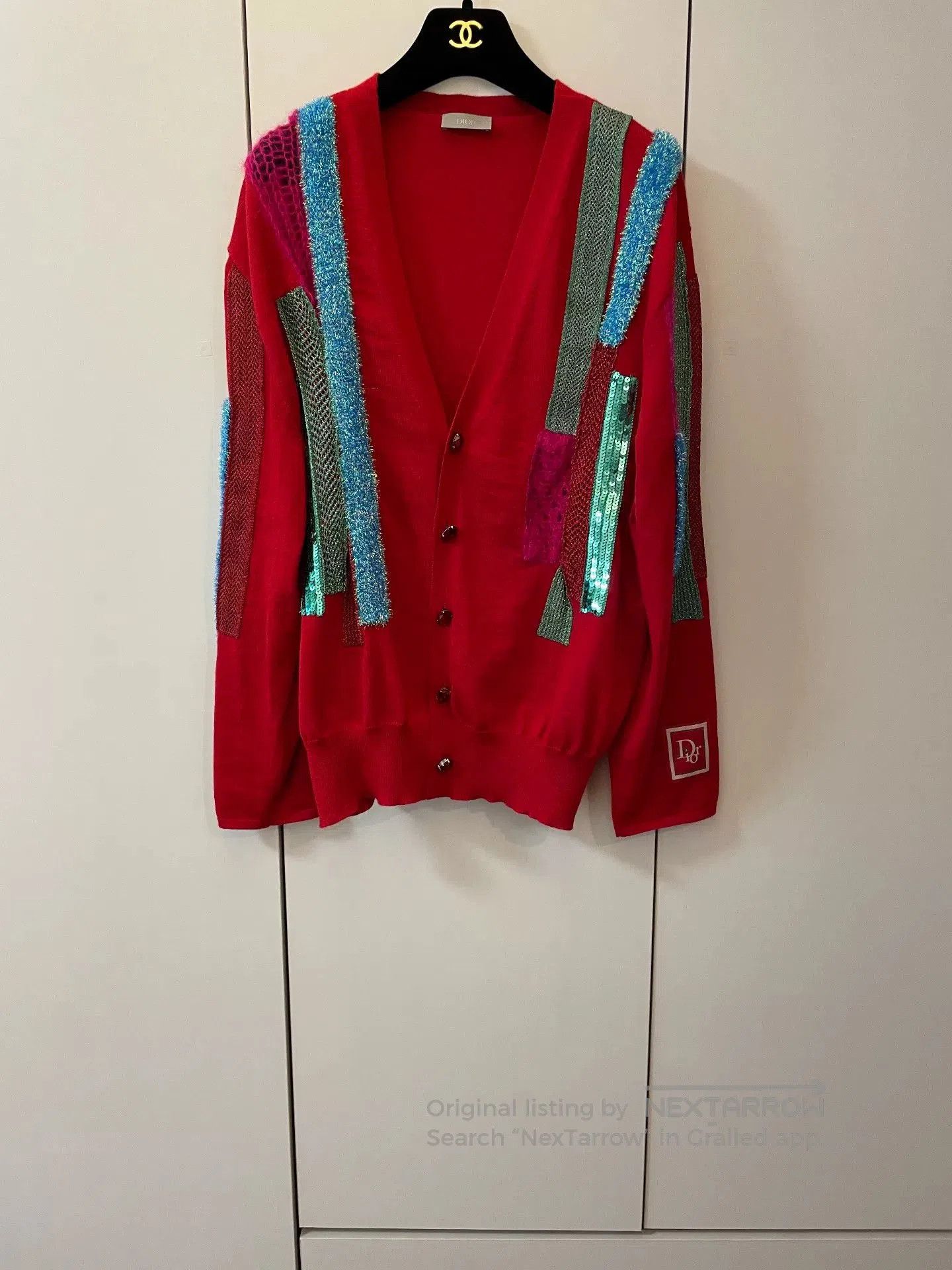 Dior Dior Red Cardigan. Size M / US 6-8 / IT 42-44 - 1 Thumbnail