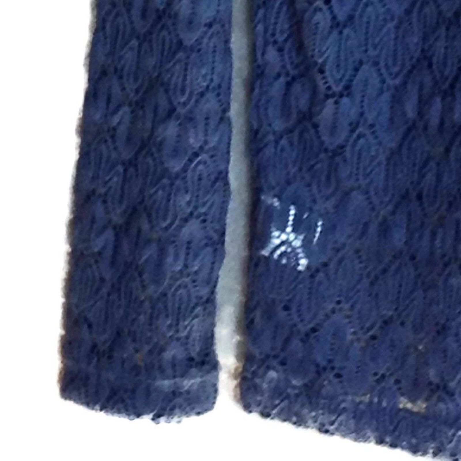 Chloe Chloe K Large Knit Lace Sweater Top Long Sleeve Delicate Cot Size L / US 10 / IT 46 - 5 Thumbnail