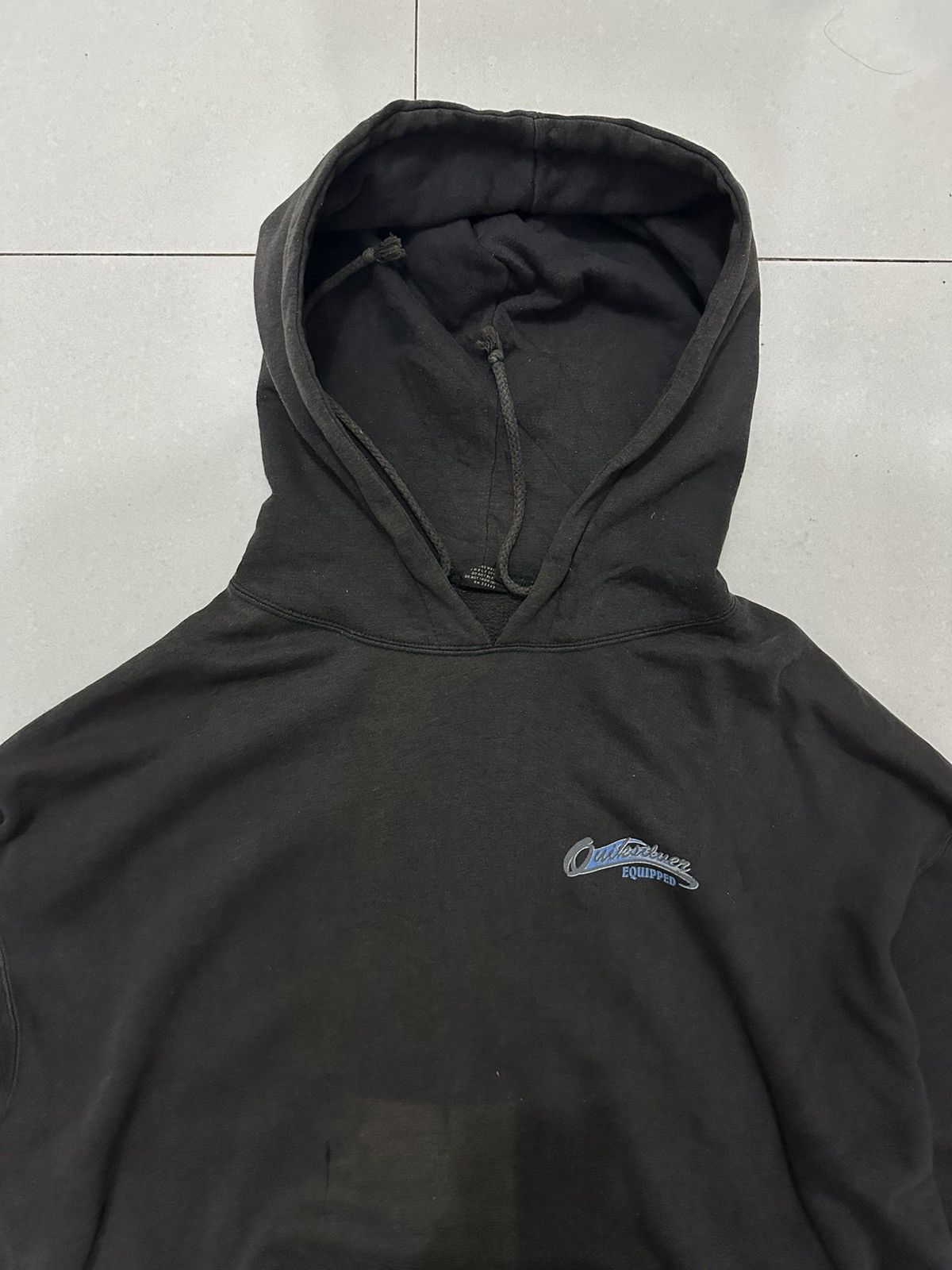 Quicksilver Y2K QUICKSILVER Distress Hoodies Size US XL / EU 56 / 4 - 8 Thumbnail