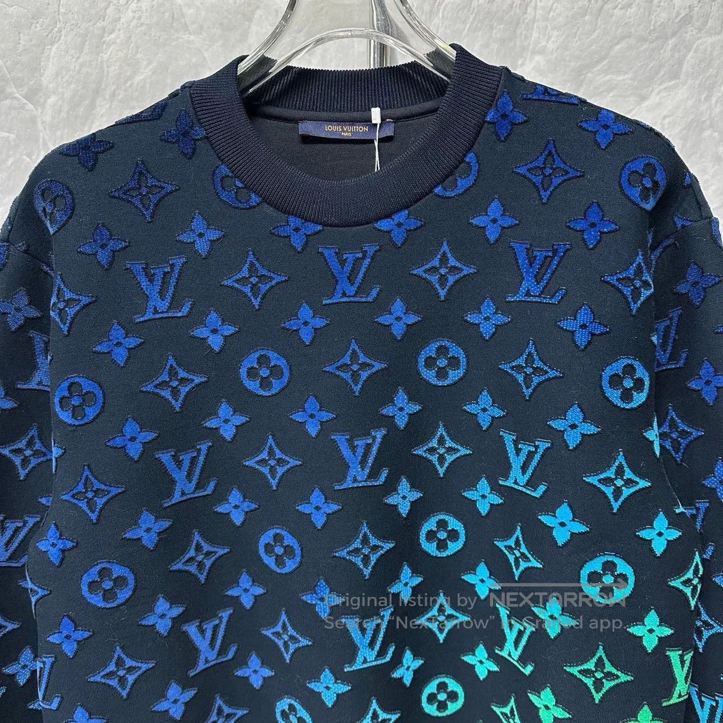 Louis Vuitton louis vuitton gradient print sweatshirt XXL. Size US XXL / EU 58 / 5 - 2 Thumbnail