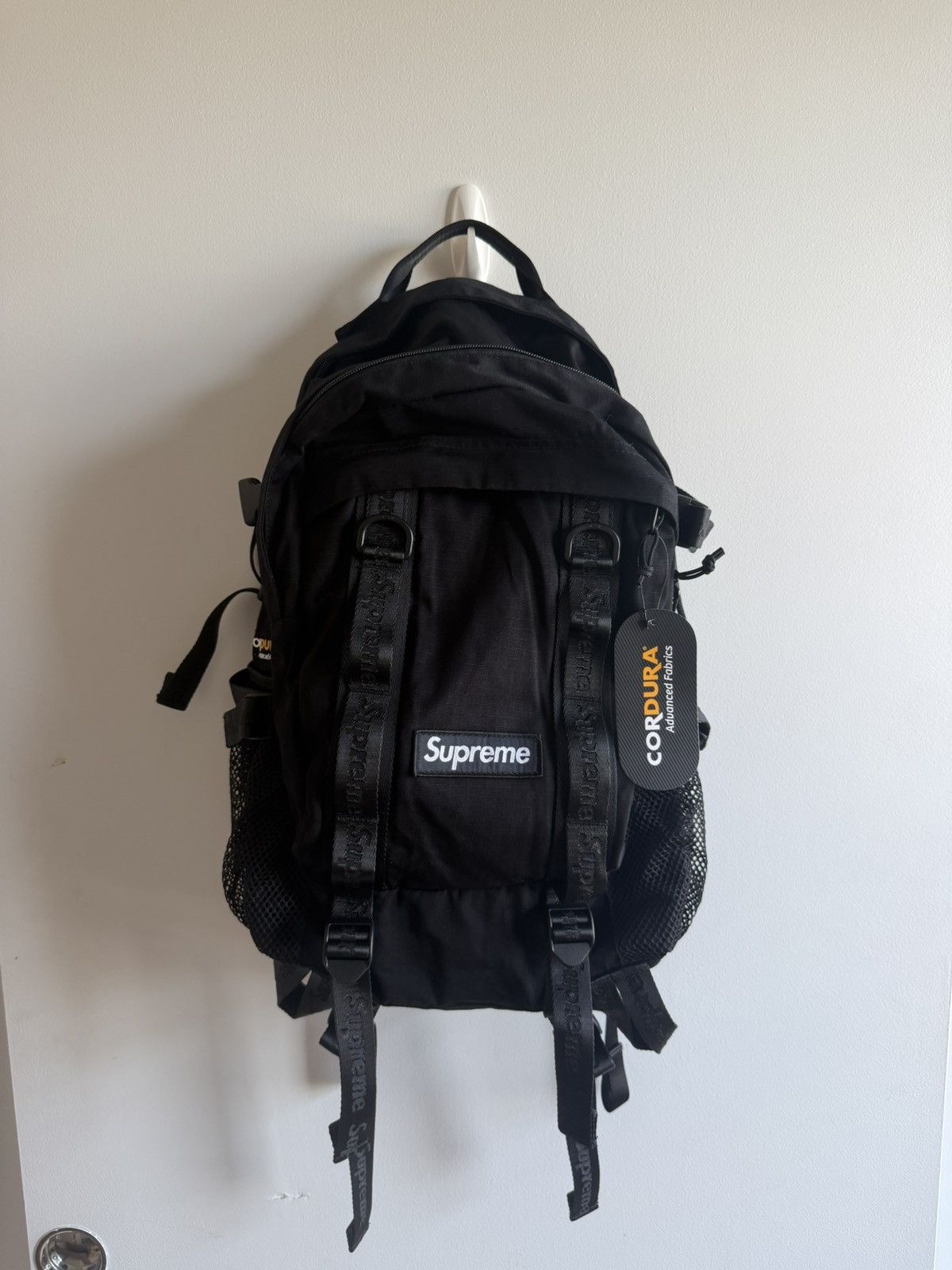 Supreme Supreme Hi Vis Backpack Black FW/14 | Grailed