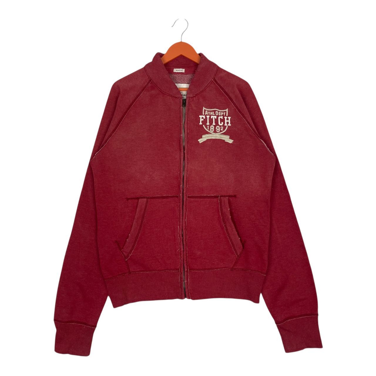 Abercrombie & Fitch Vintage Abercrombie And Fitch Backhit Logo Zipp Sweatshirt Size US L / EU 52-54 / 3 - 2 Thumbnail
