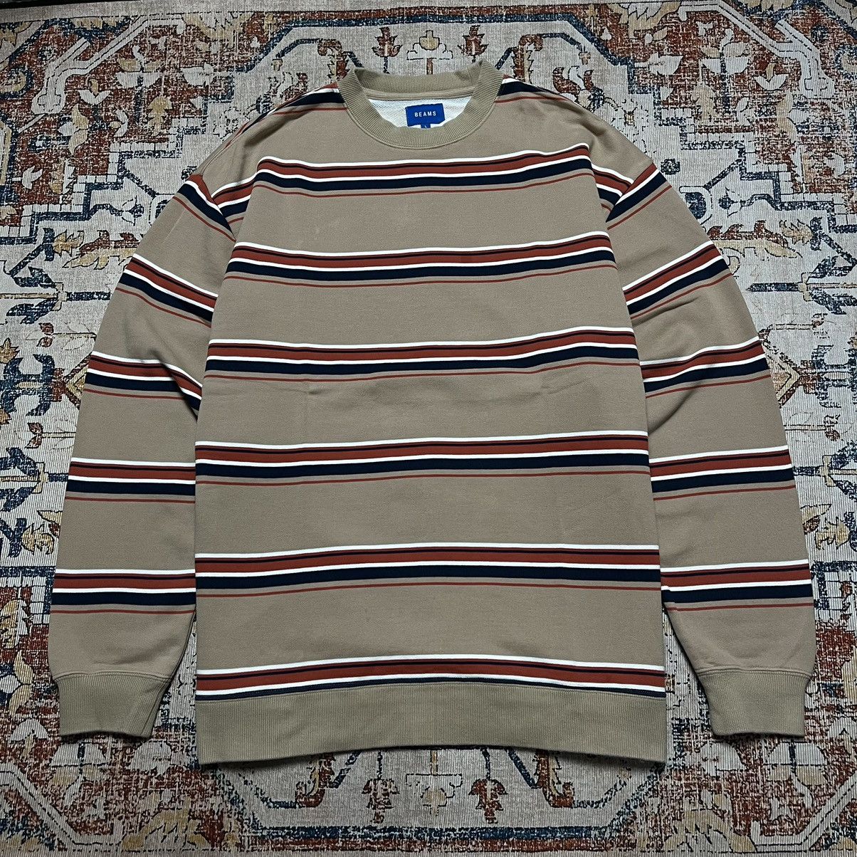 Beams Plus × Japanese Brand Sweatshirts Beams Stripe Size US L / EU 52-54 / 3 - 1 Thumbnail