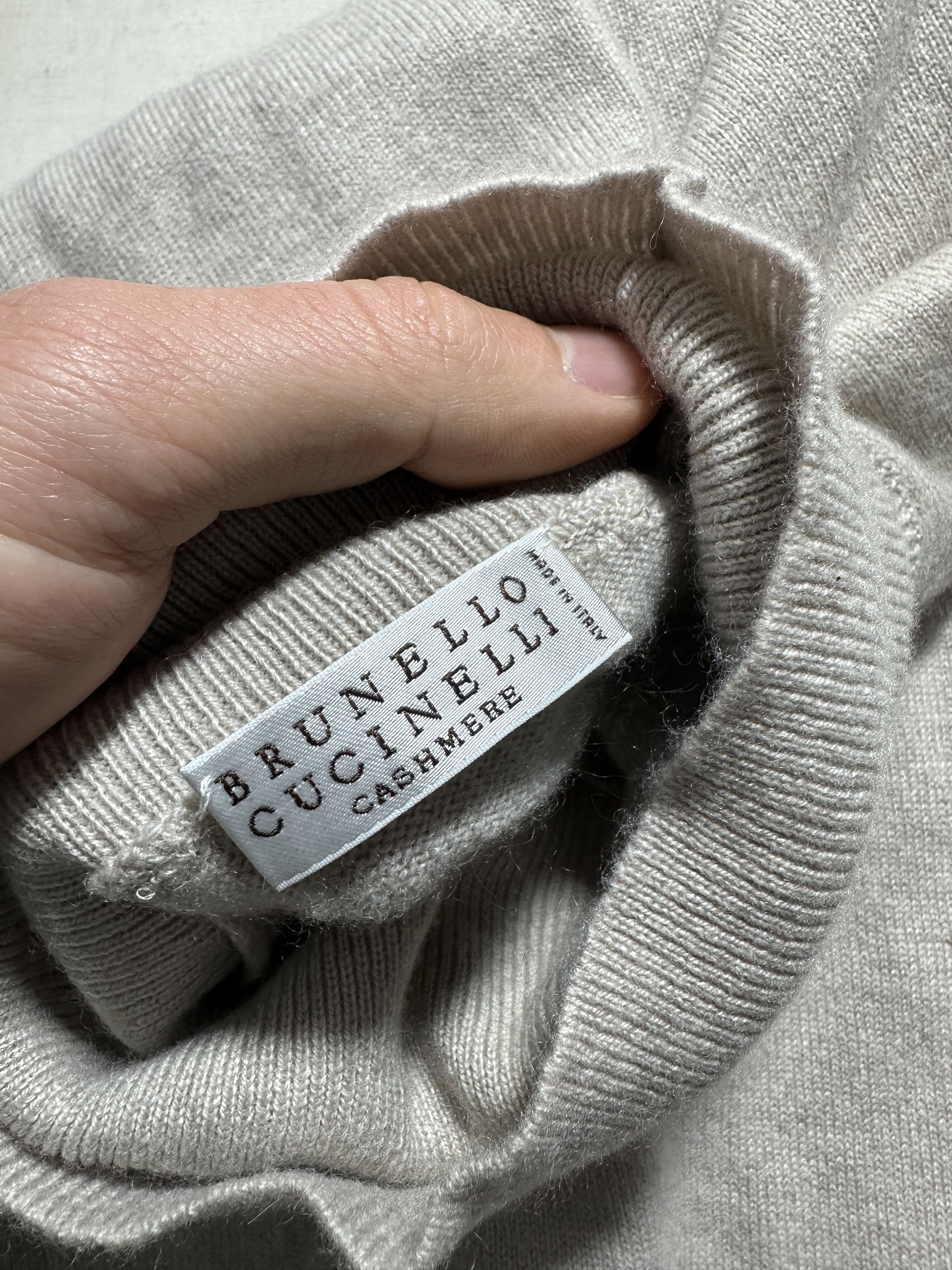 Brunello Cucinelli Brunello Cucinelli Cashmere Turtleneck Short Sleeve Knit L Size L / US 10 / IT 46 - 3 Thumbnail