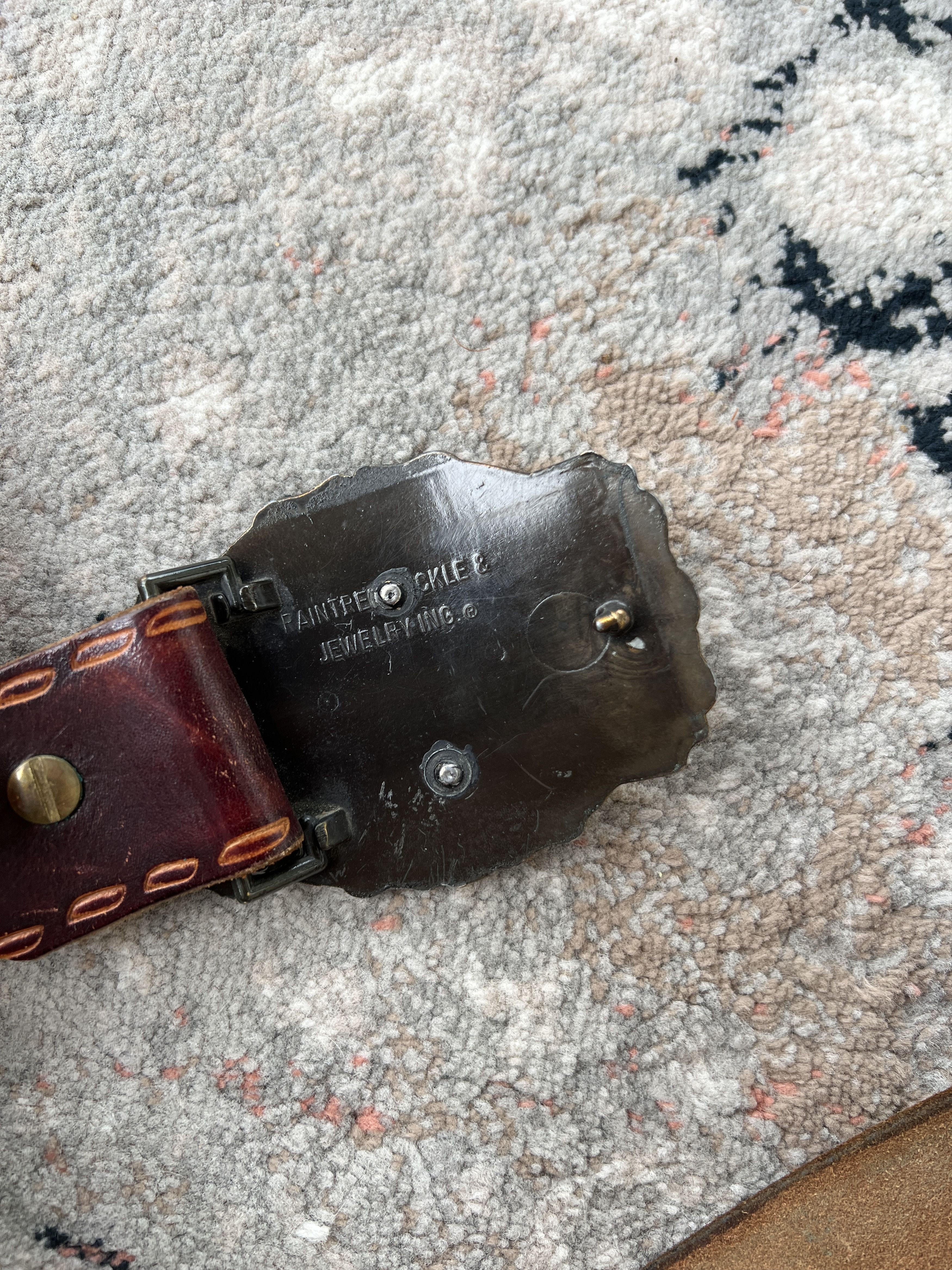 Leather New Orleans Leather Belt Size ONE SIZE - 5 Thumbnail