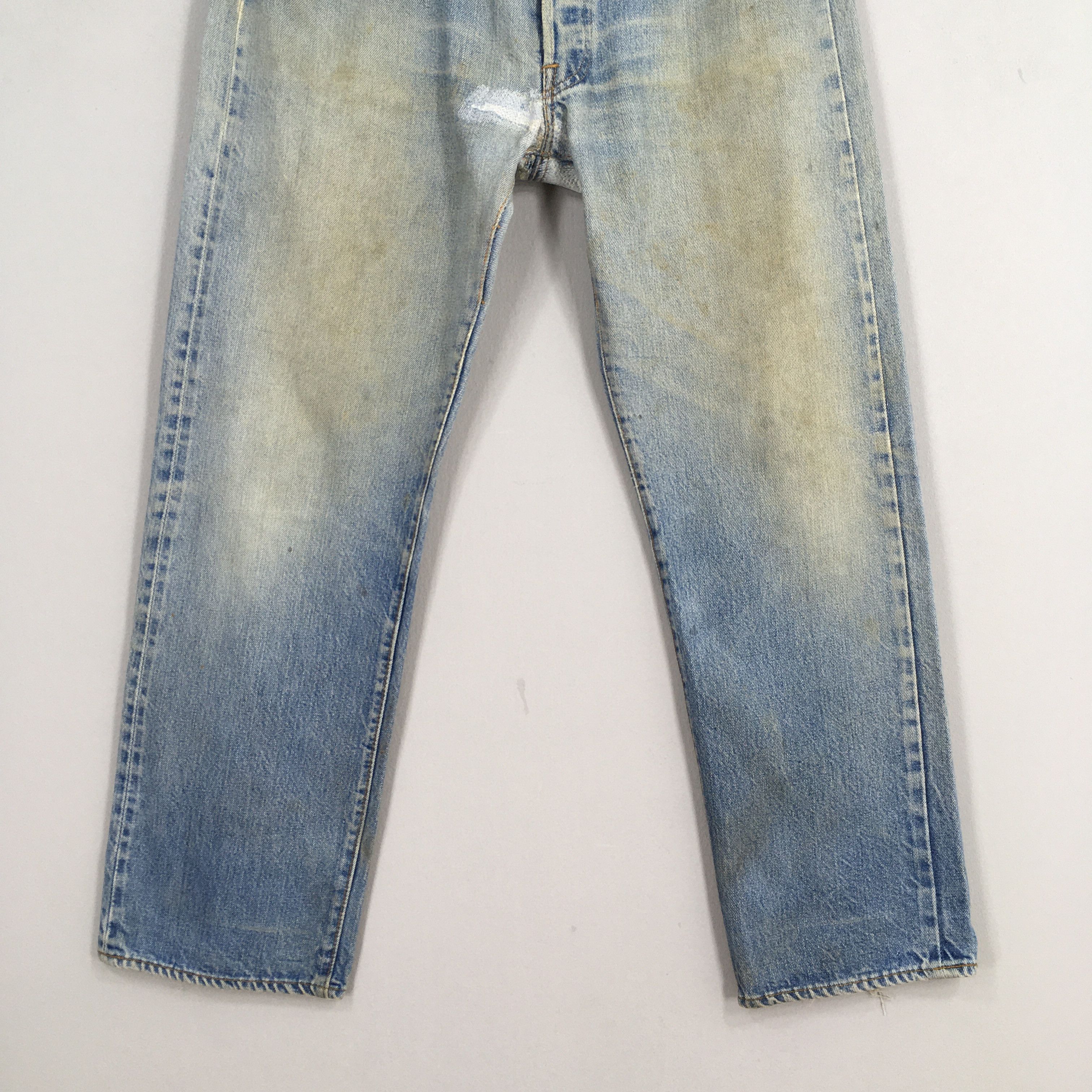 Levi's Size 31x29 Vintage 70s Levi's 501 Selvedge Jeans S1901 Size US 31 - 4 Thumbnail