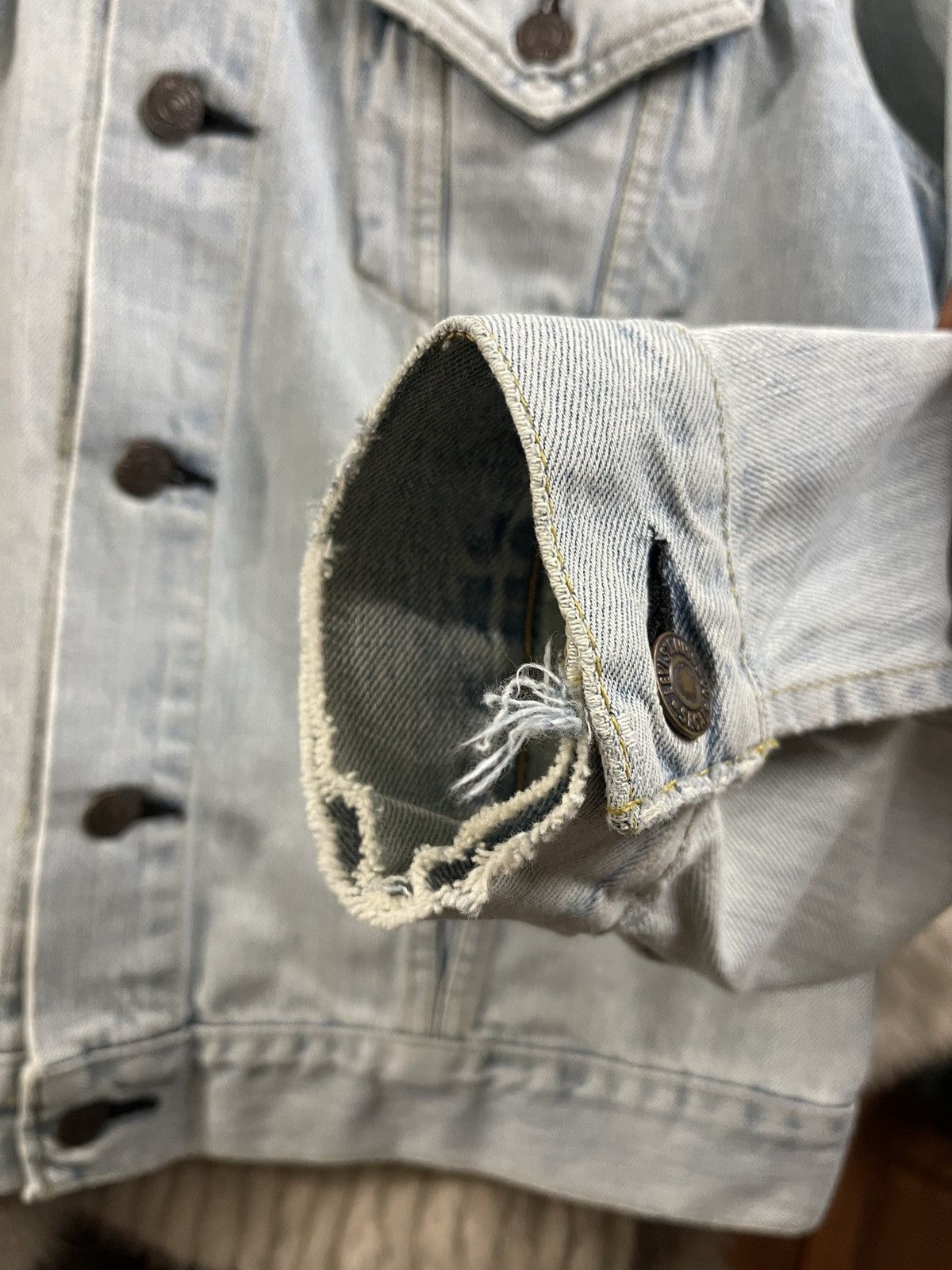 Levi's Vintage Clothing Vintage Levis Big E Lot 71557 Trucker Denim Jacket Size US M / EU 48-50 / 2 - 7 Thumbnail
