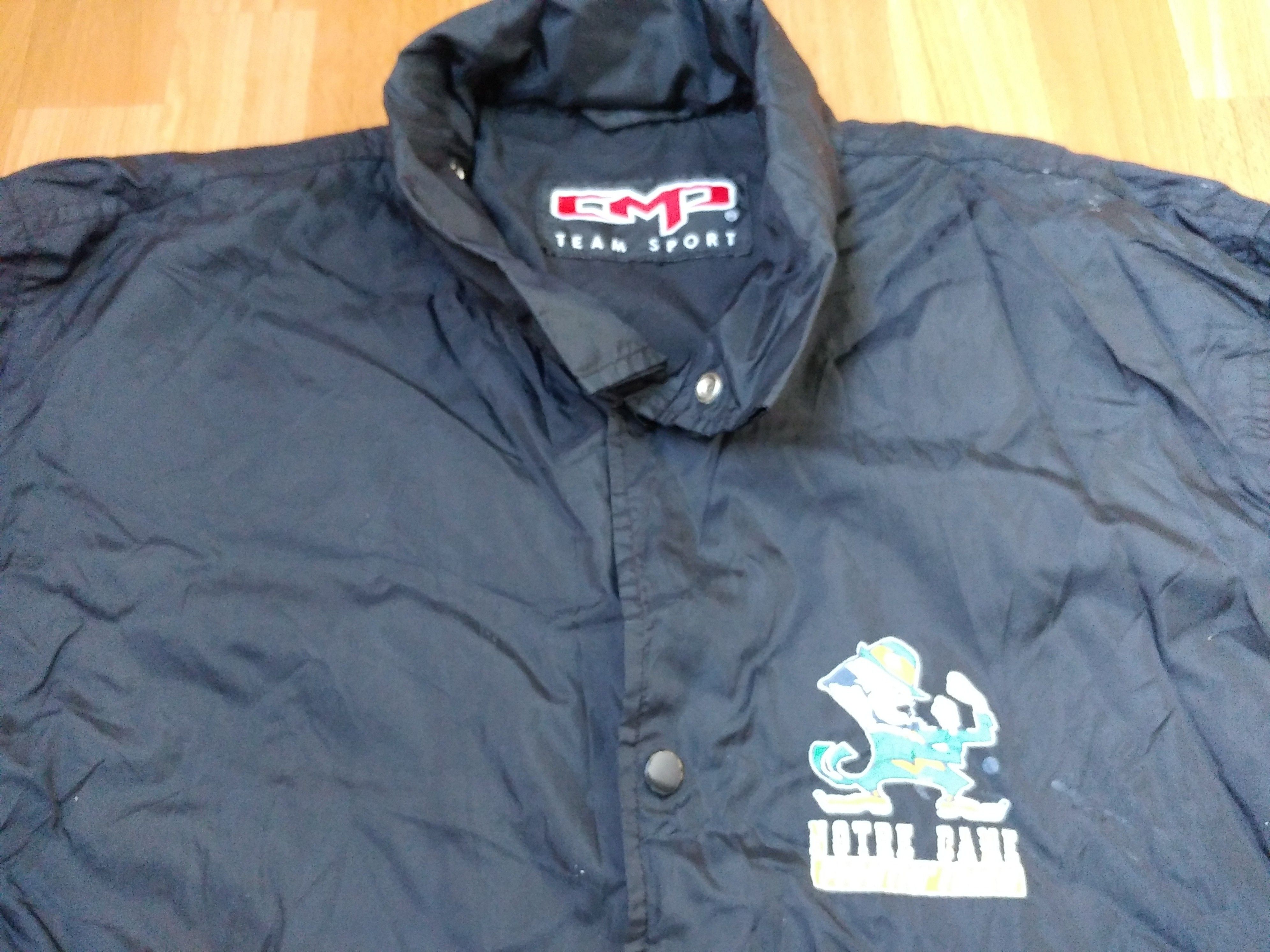 NFL × Vintage NFL Notre Dame Fighting Irish jacket, CMP windbreaker L Size US XL / EU 56 / 4 - 9 Thumbnail