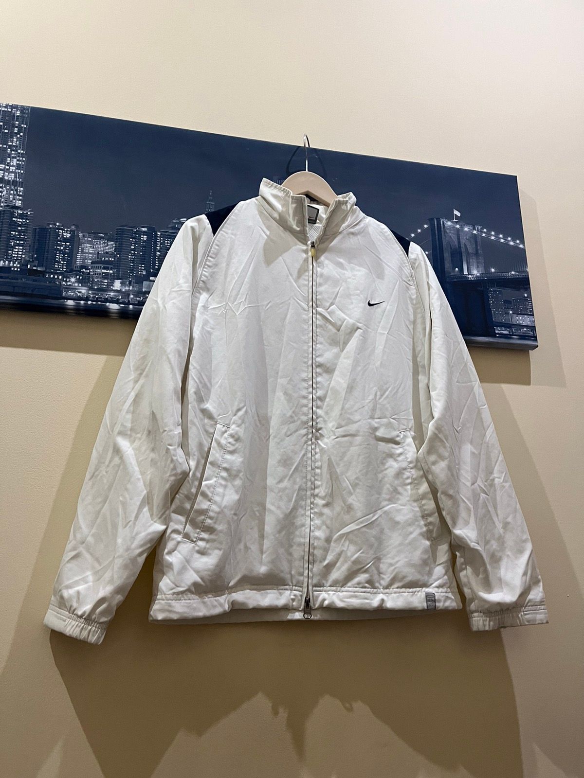 Pre-owned Nike Light-jacket  Vintage In White