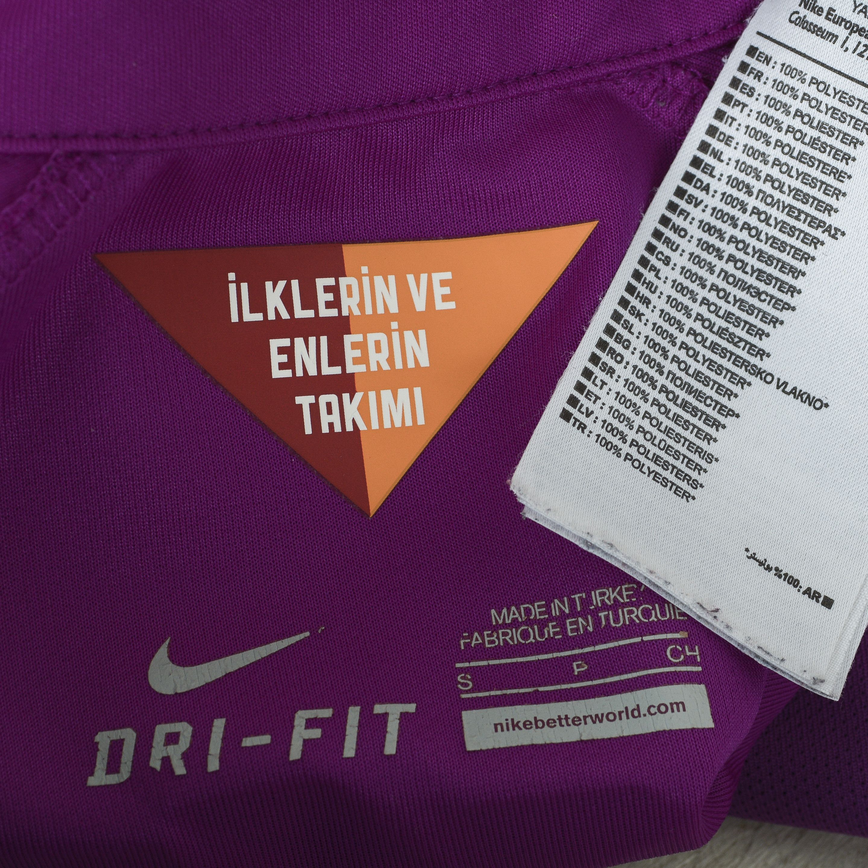 Nike Galatasaray S Football Polo 3rd Kit Jersey 2014 2015 Shirt Size US S / EU 44-46 / 1 - 9 Thumbnail