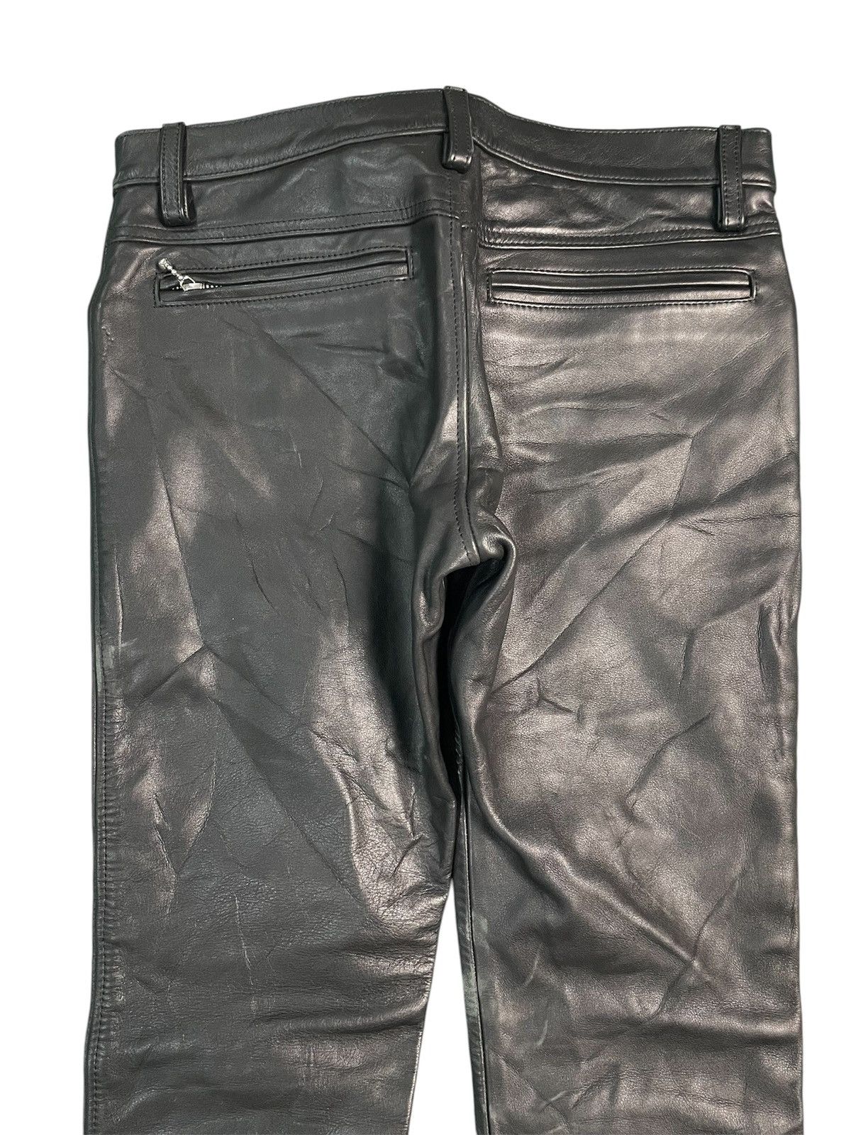 Japanese Brand Leather Wear Genuine Steerhide Pant Size US 31 - 4 Thumbnail