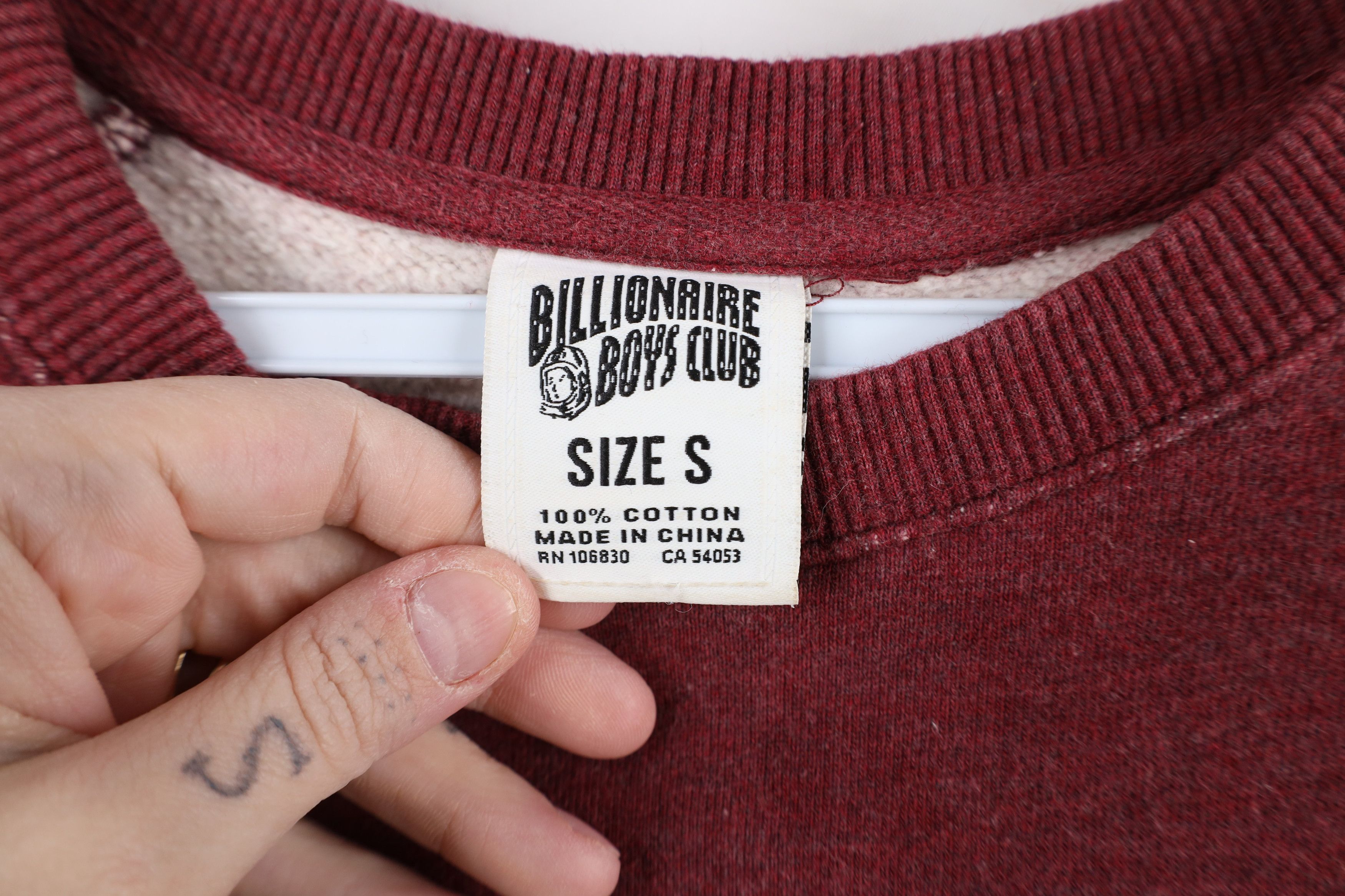 Billionaire Boys Club × Vintage Billionaire Boys Club BBC Space Man French Terry Sweatshirt Size US S / EU 44-46 / 1 - 9 Thumbnail