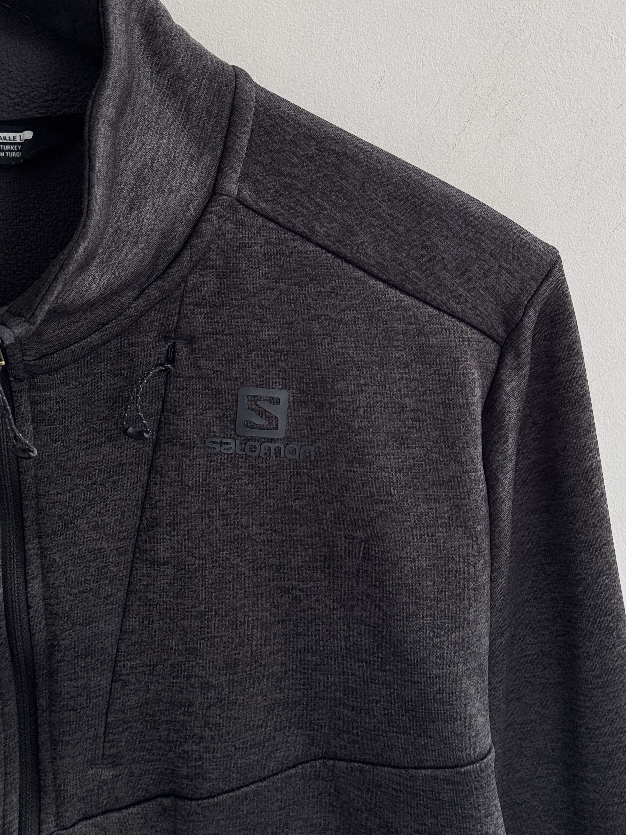 Salomon Salomon Full Zip Athletic Sweatshirt Size US L / EU 52-54 / 3 - 3 Thumbnail