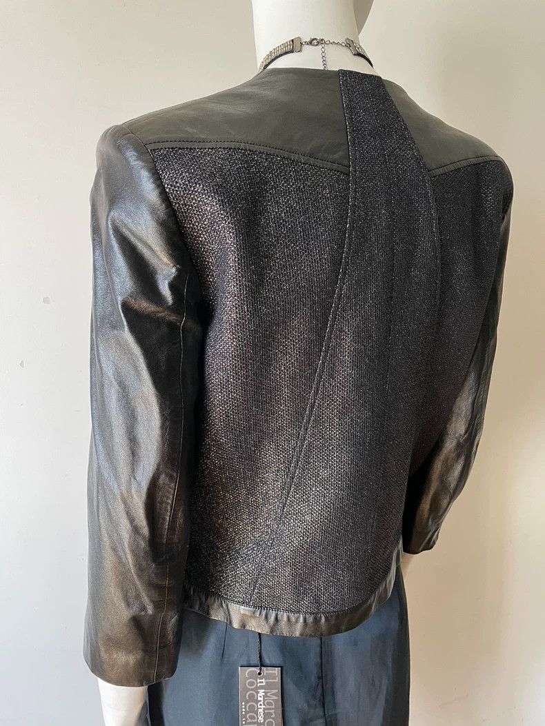Helmut Lang HELMUT LANG size2 Metallic sheepskin simple style coat Size M / US 6-8 / IT 42-44 - 6 Thumbnail