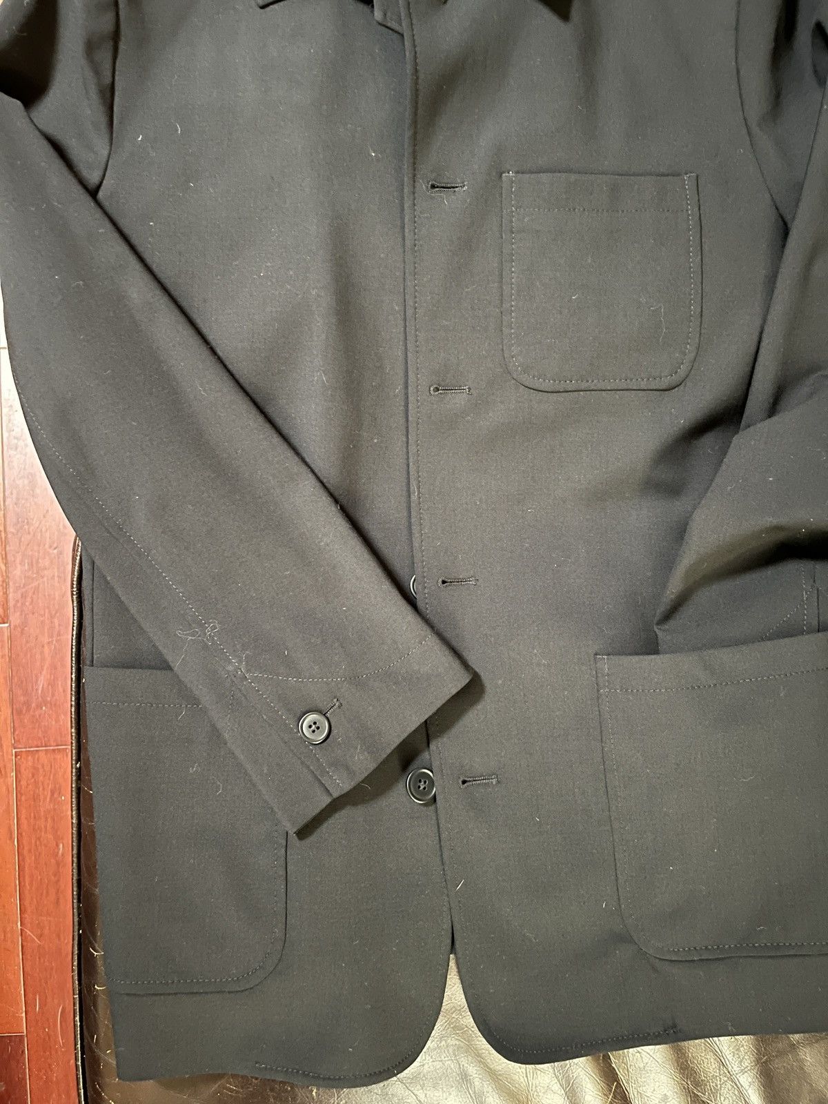 The Kooples RARE/ The Kooples Black Wool Chore Coat EU 46 US 36 Mod Punk Size US S / EU 44-46 / 1 - 3 Thumbnail