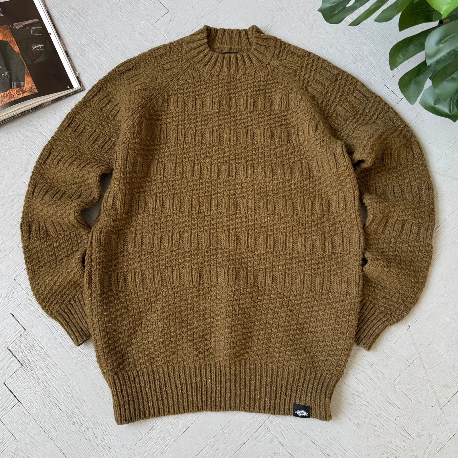Dickies Dickies Fisherman Style Wool Blend Sweater Size US S / EU 44-46 / 1 - 1 Thumbnail
