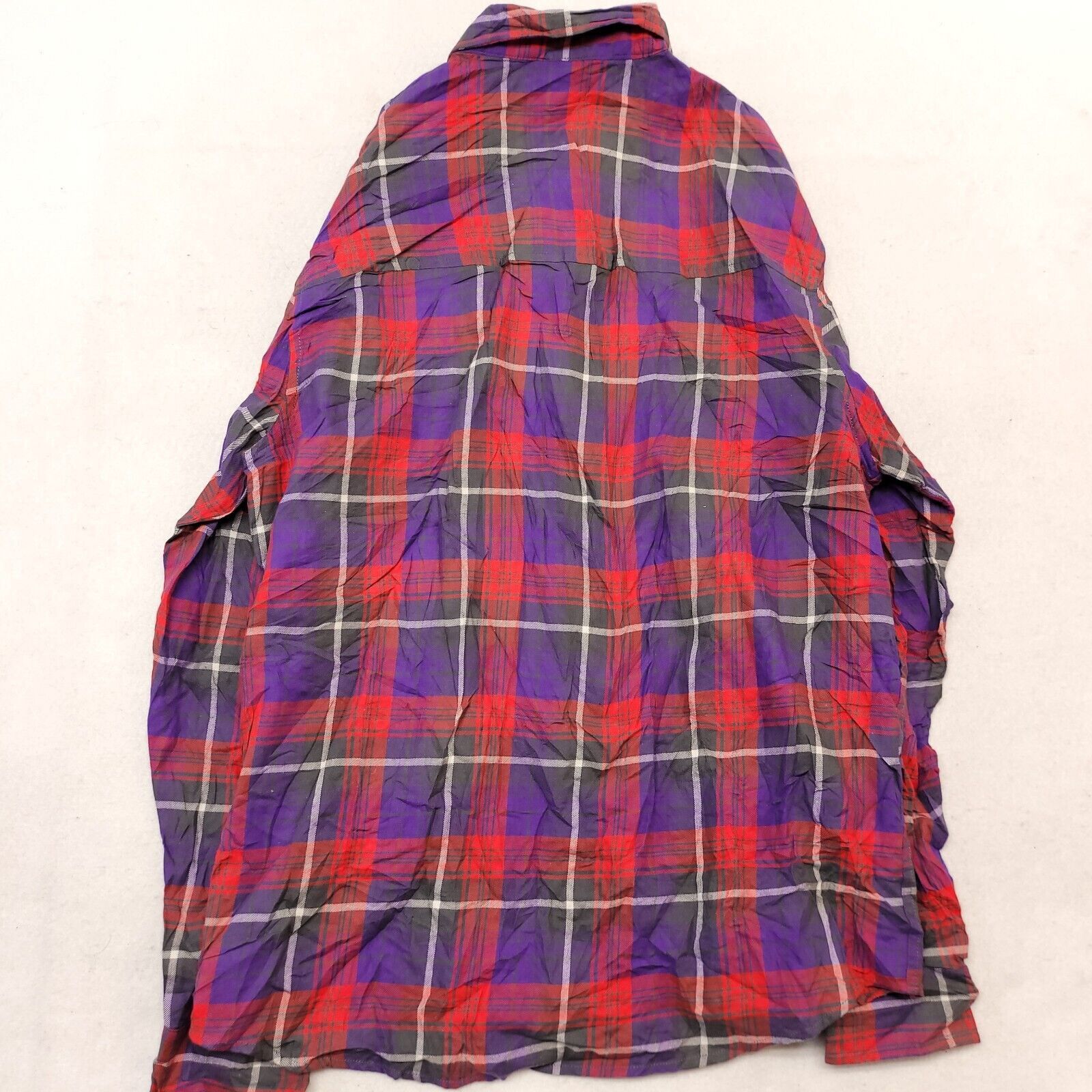 H&M H&M Divided Madras Flannel Button Up Shirt Mens Size M Red Size US M / EU 48-50 / 2 - 10 Thumbnail