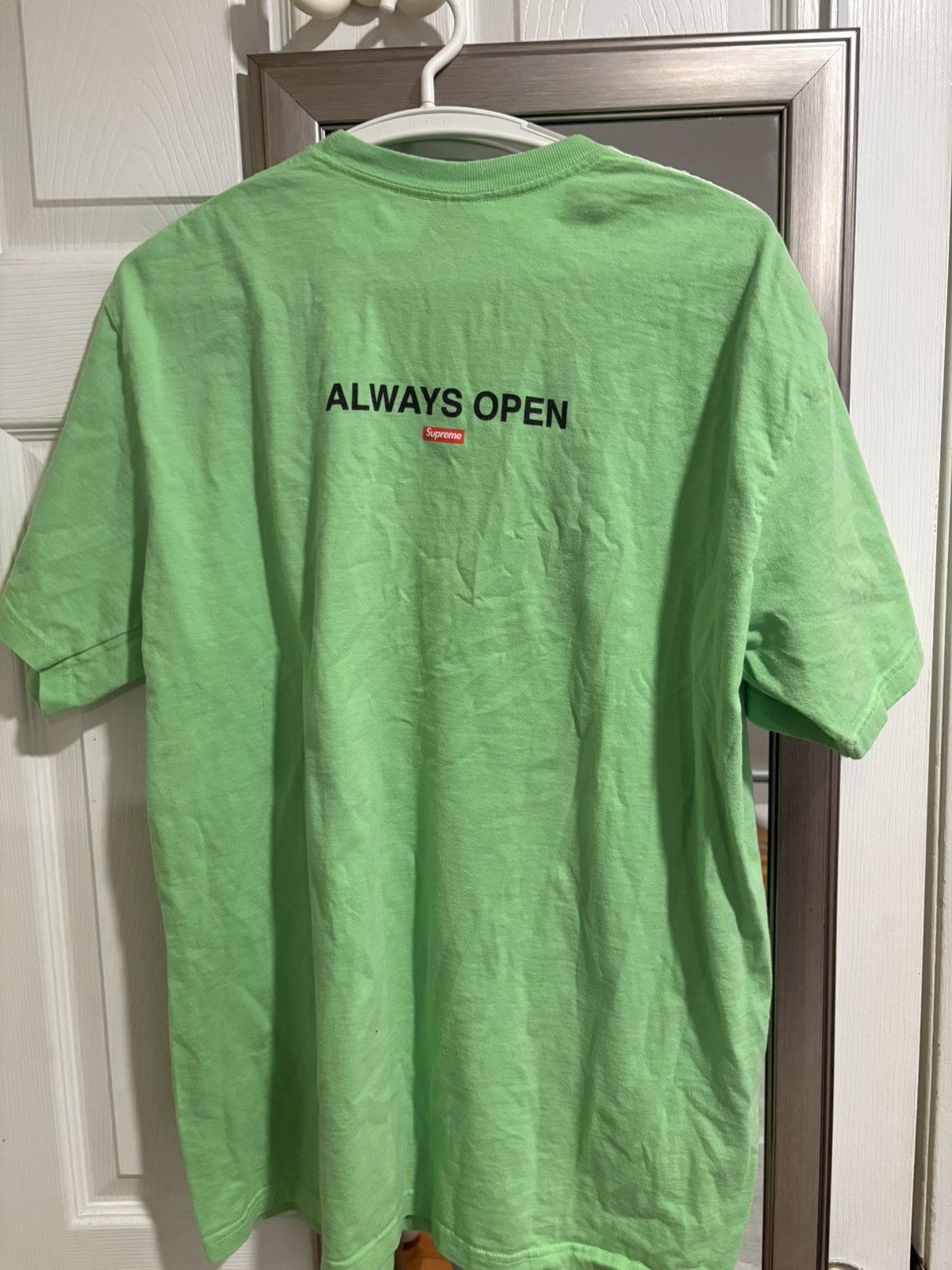 Supreme Supreme Gas Tee Lime Size US L / EU 52-54 / 3 - 3 Thumbnail