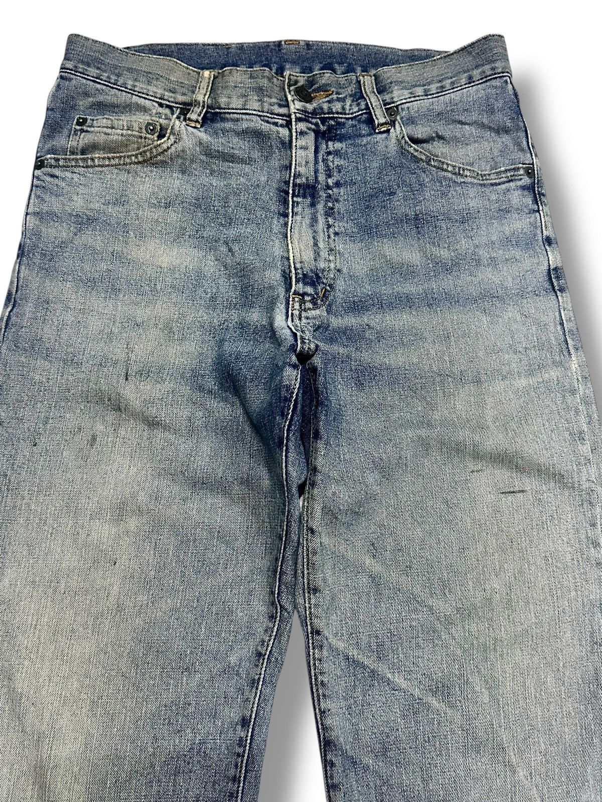 Japanese Brand Crocodile Vintage Baggy Loose Distressed Jeans Faded Size US 30 / EU 46 - 4 Thumbnail