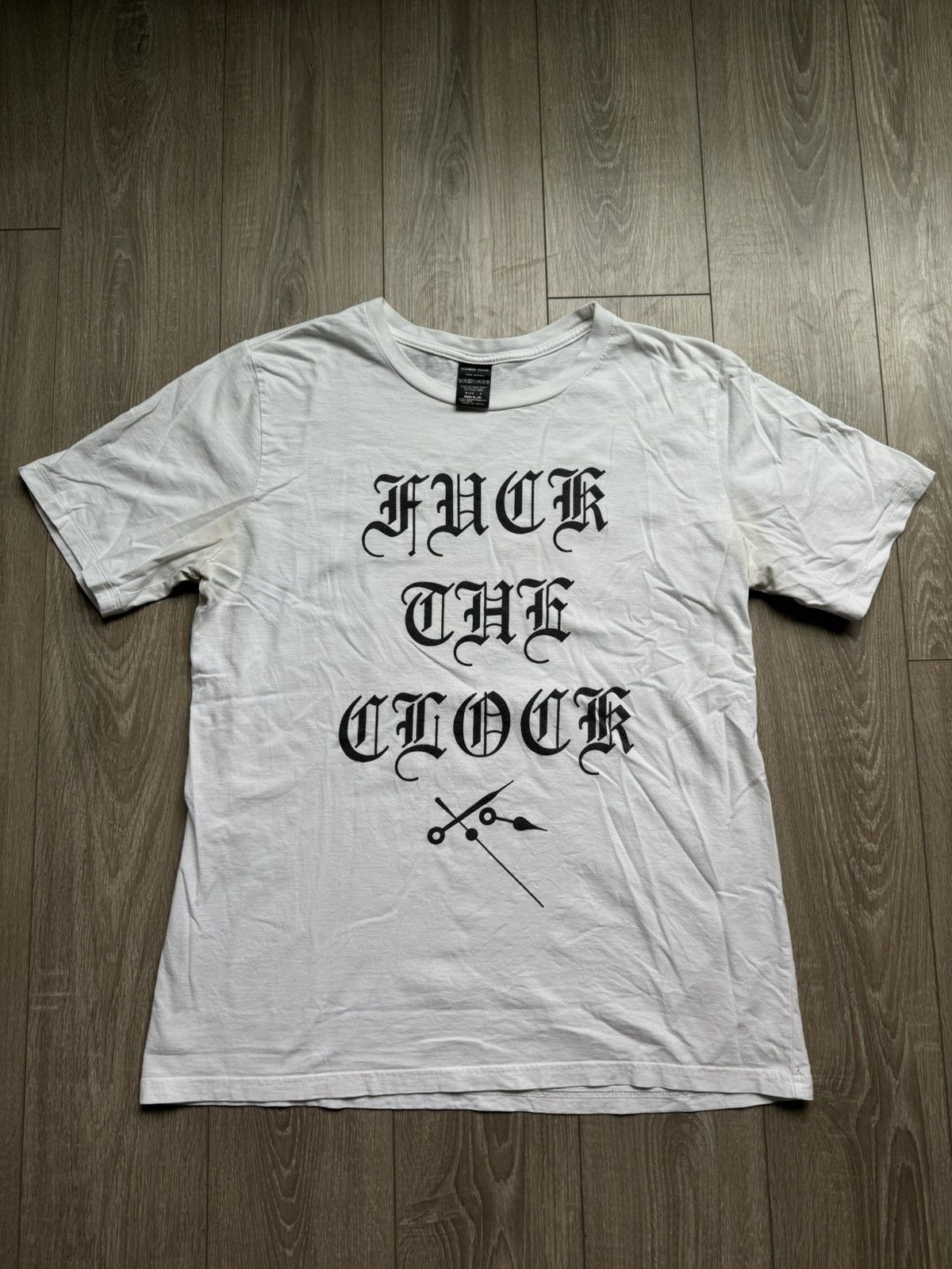 Number (N)ine Number Nine shut the fuck up tee | Grailed