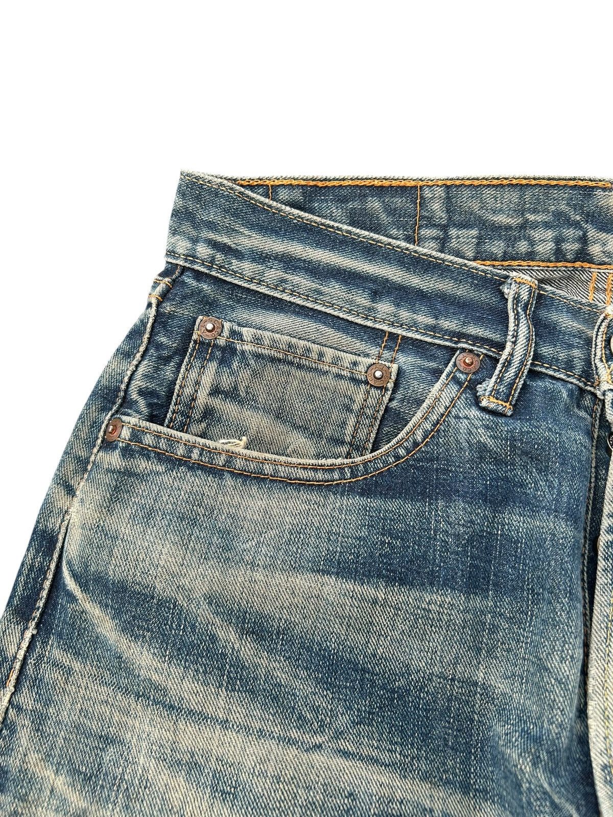 Japanese Brand × Kapital × Vintage SugarCane Selvedge Distressed Vtg Denim Jeans Size US 29 - 9 Thumbnail