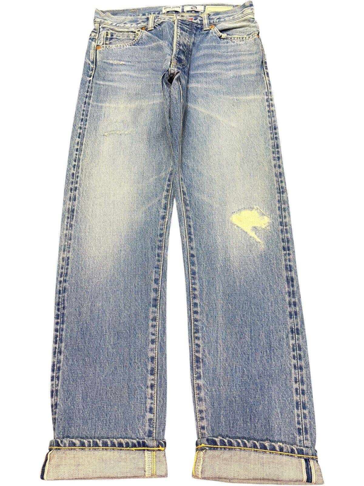 Edwin Vintage Frederick Selvedge Distressed Jeans Size 29" - 1 Thumbnail
