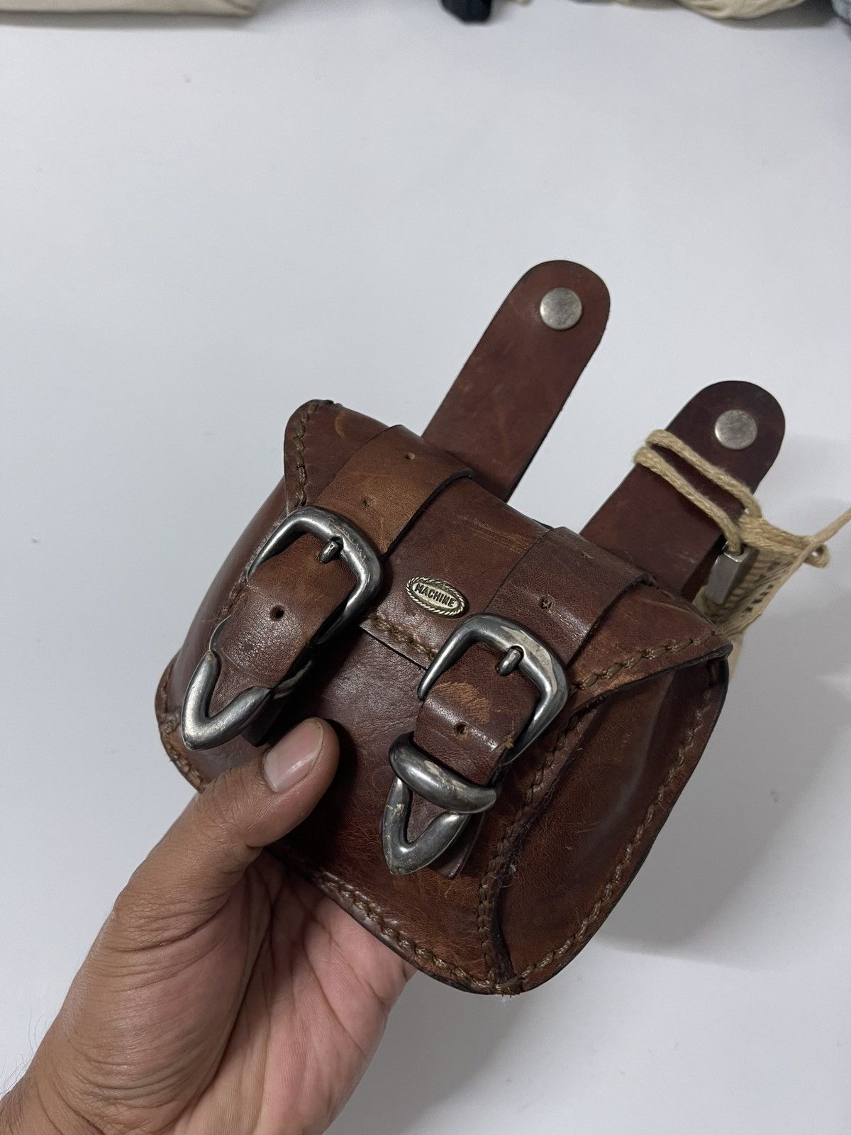Genuine Leather BASSICO SPAIN LEATHER BELT BAG Size ONE SIZE - 8 Thumbnail