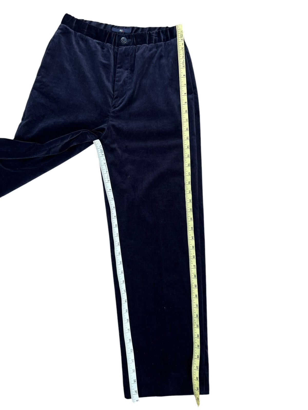 45rpm 45rpm Velvet Navy Blue Stretchable Waist Trouser Pant Size 3 Size US 30 / EU 46 - 4 Thumbnail