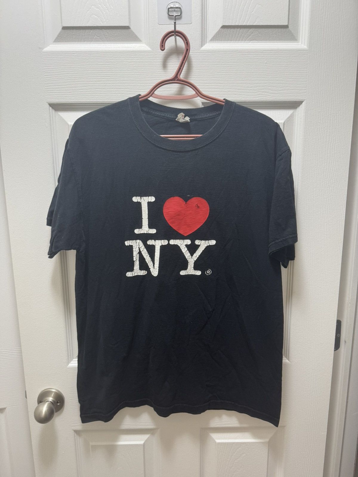 I Love NY Jerzeez I Love NY Vintage Distressed T-Shirt Size US L / EU 52-54 / 3 - 1 Thumbnail