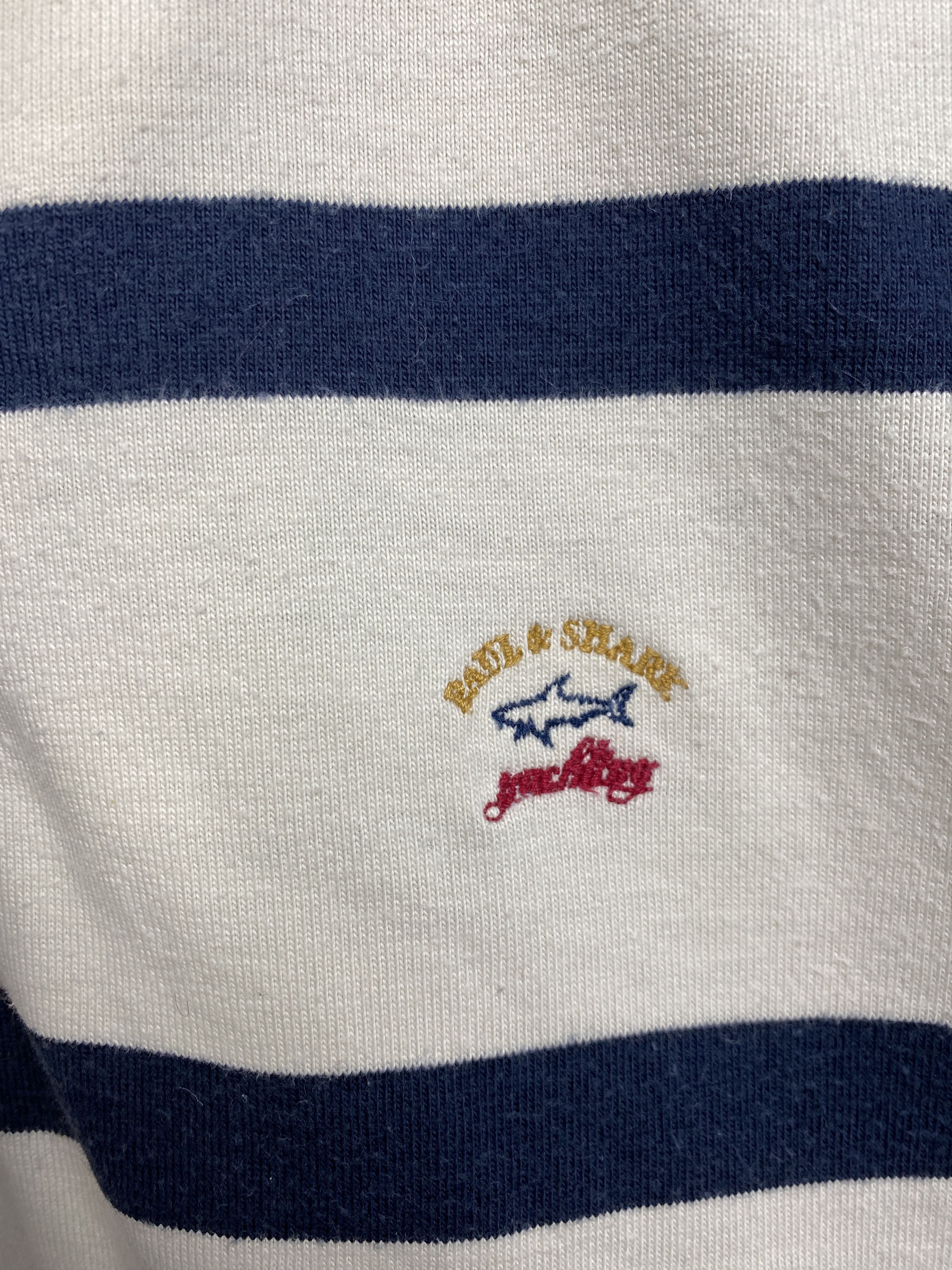 Paul & Shark Paul & Shark Vintage Mens Striped 1\4 Zip Sweatshirt Size US M / EU 48-50 / 2 - 3 Thumbnail