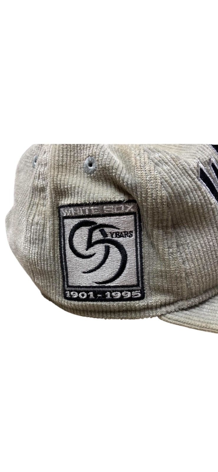 New Era Vintage Chicago White Sox Beige Corduroy Snapback Size ONE SIZE - 5 Thumbnail