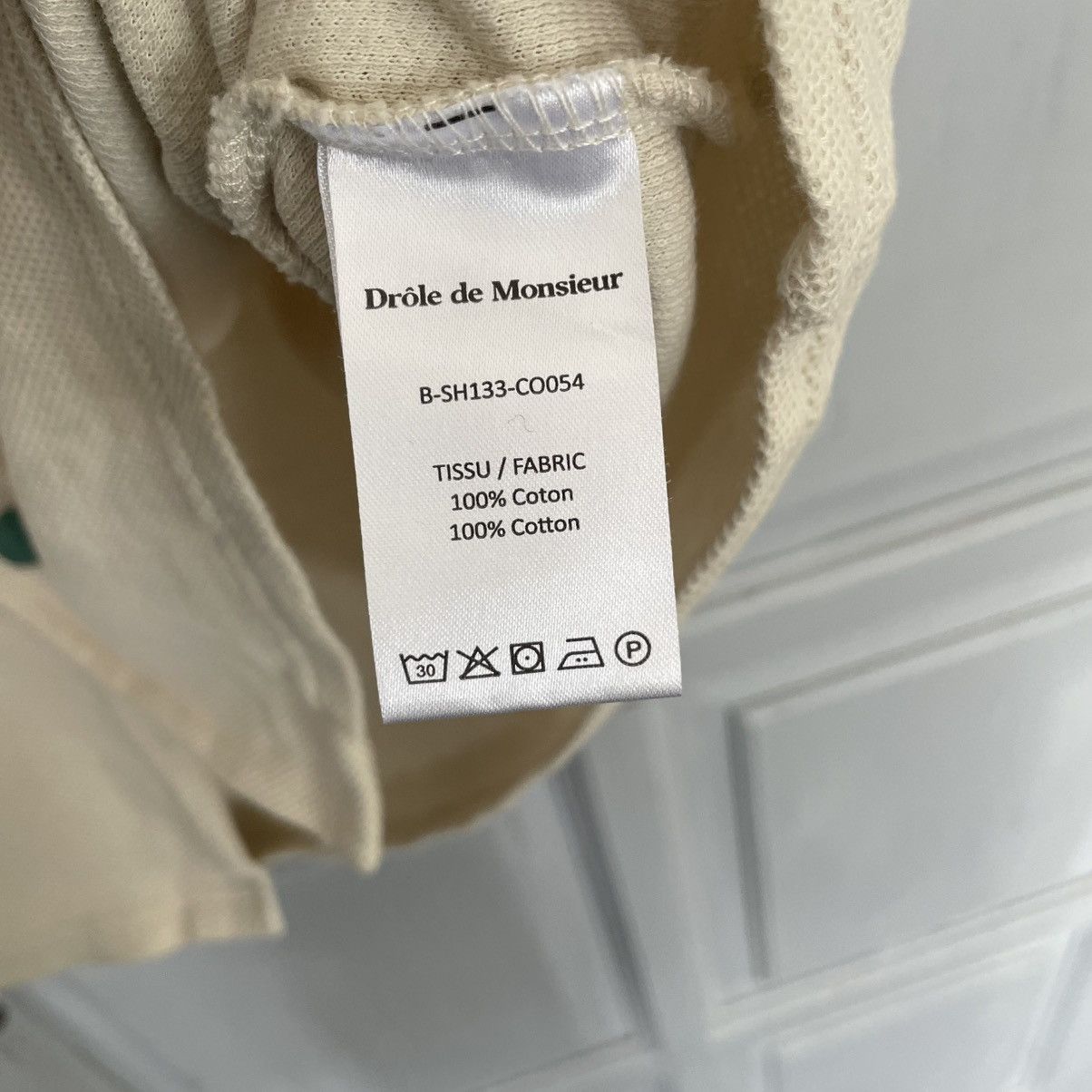 Drole De Monsieur Drôle de Monsieur "La Chemise Piqué D" – SS23 Collection Size US L / EU 52-54 / 3 - 9 Thumbnail