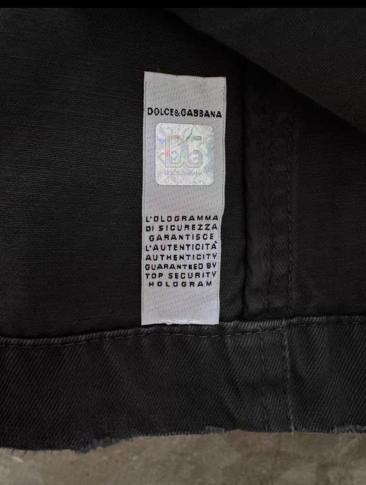 Dolce & Gabbana DOLCE & GABBANA Distressed & Oil-Stain Jacket Size US S / EU 44-46 / 1 - 4 Thumbnail