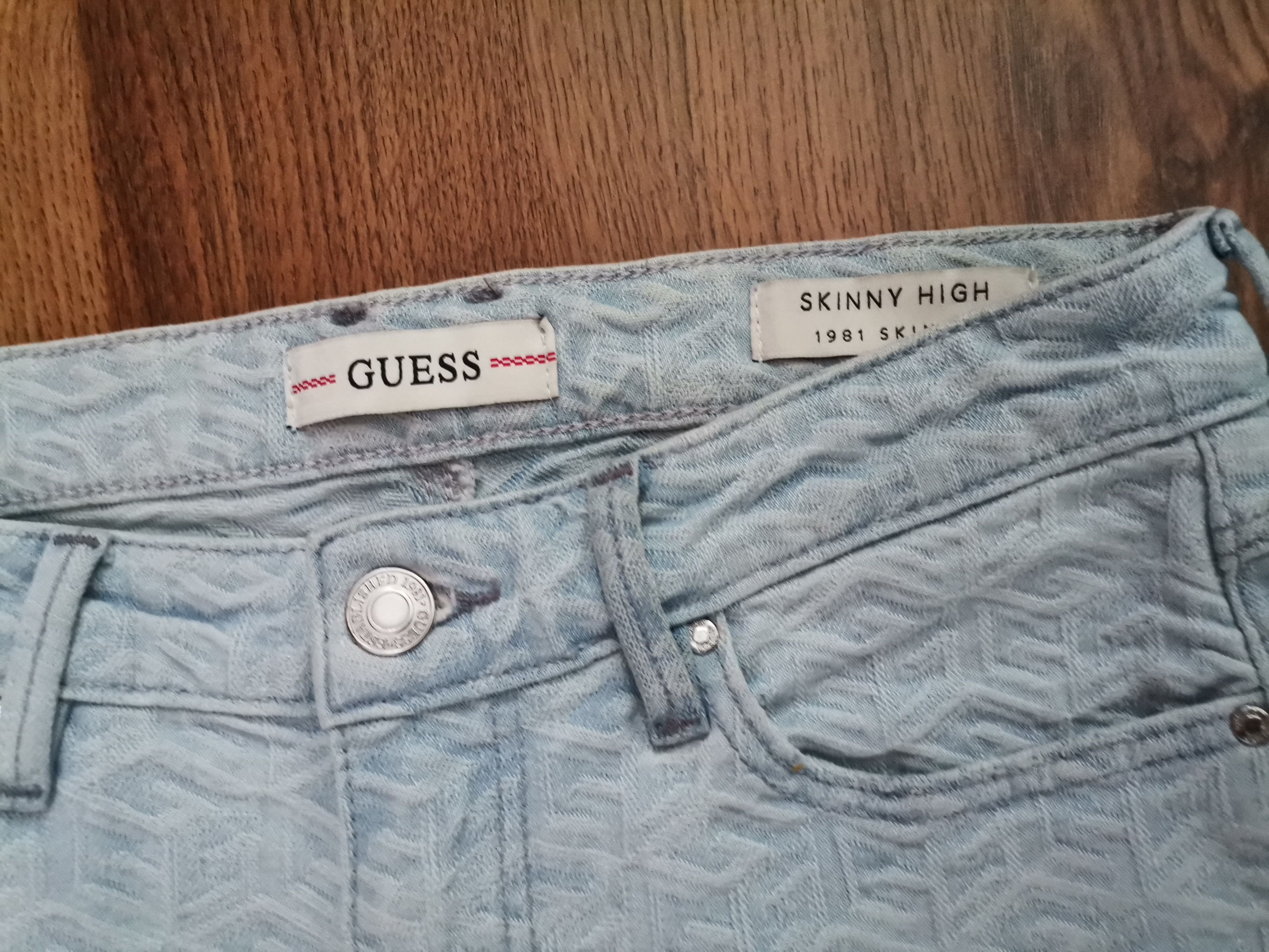 Guess Guess Women's Monogram Jeans Size 27" / US 4 / IT 40 - 2 Thumbnail
