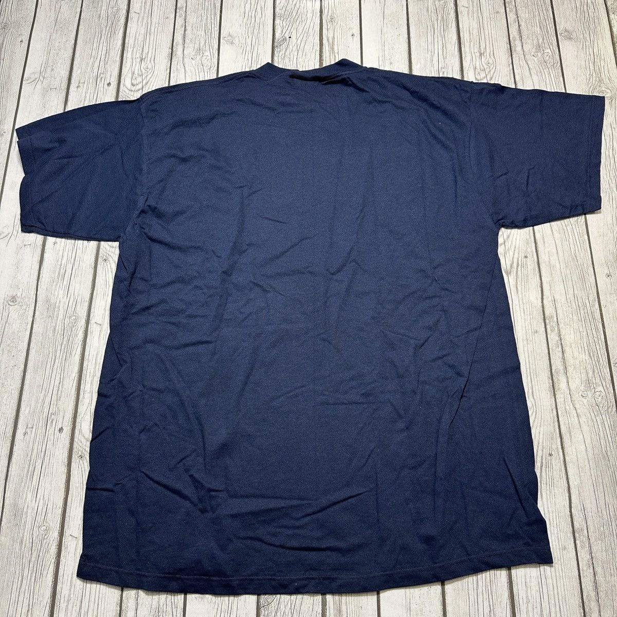 Vintage Vintage Navy tee Size US XL / EU 56 / 4 - 2 Thumbnail