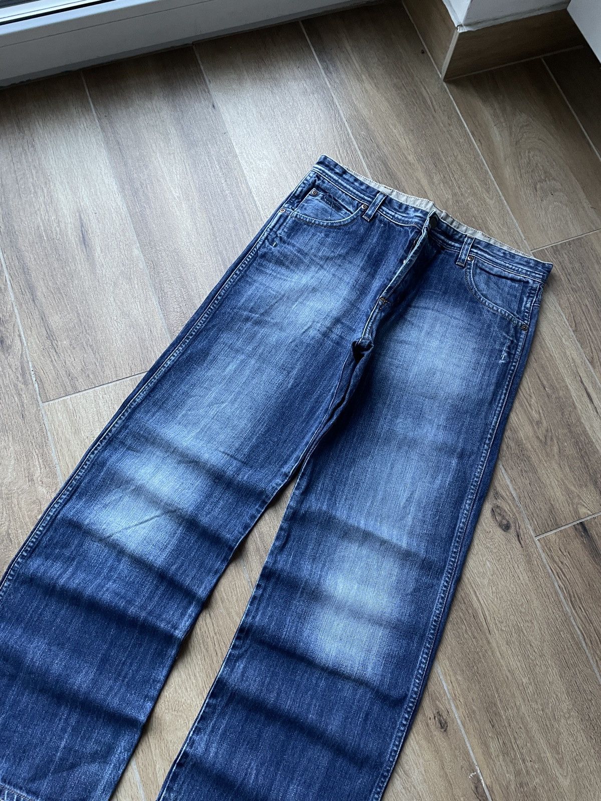 Vintage Vintage Avant Garde Jeans Baggy Wide Japanese Y2K Wahsed Y2K Size US 30 / EU 46 - 4 Thumbnail