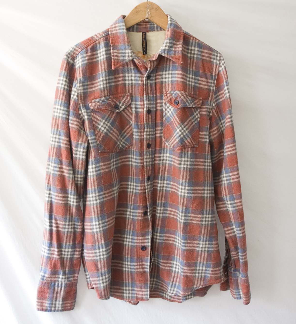 Nudie Jeans Nudie Jeans Shirt Flannel Size M Plaid Size US M / EU 48-50 / 2 - 1 Thumbnail