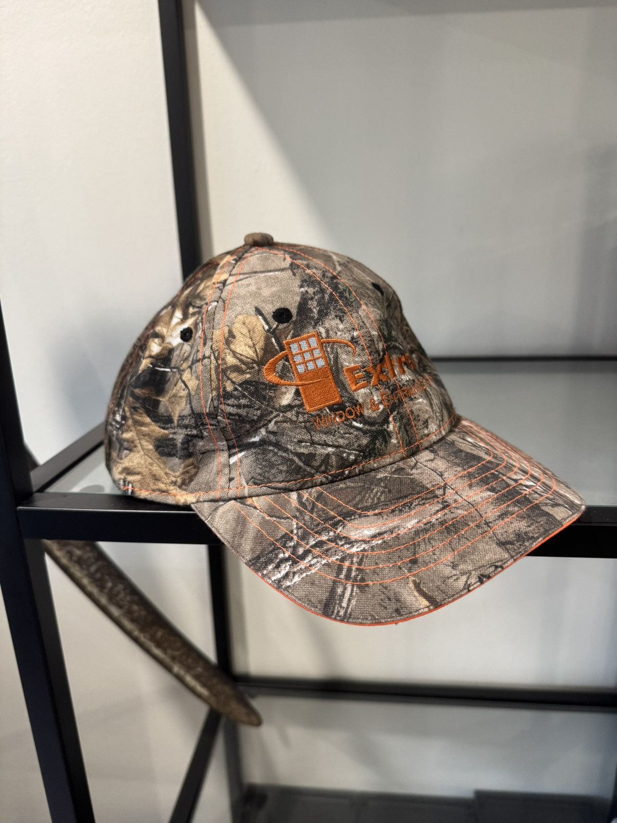 Realtree AJM RealTree Camo Hat Vintage Orange Stich Extreme Window Size ONE SIZE - 2 Thumbnail