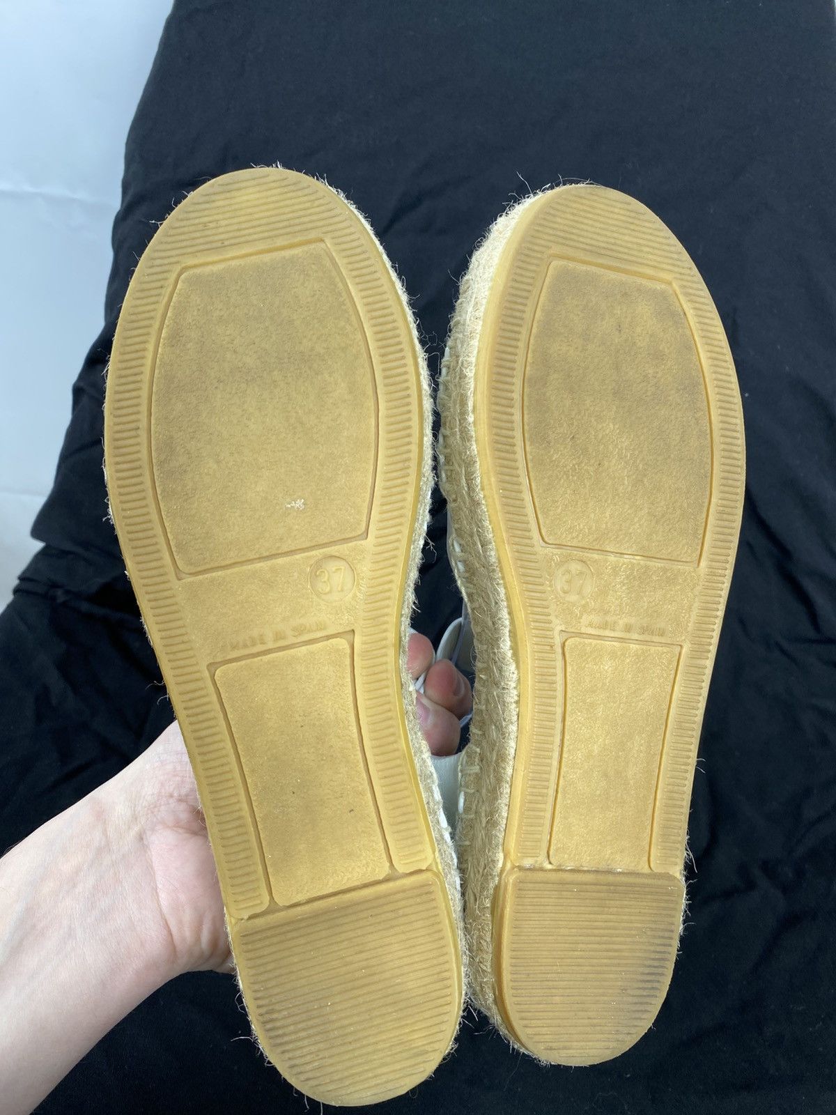 Paloma Bercelo Palomitas by Paloma Barcelo Leather Sandals Espadrilles 37 Size US 7 / IT 37 - 7 Thumbnail
