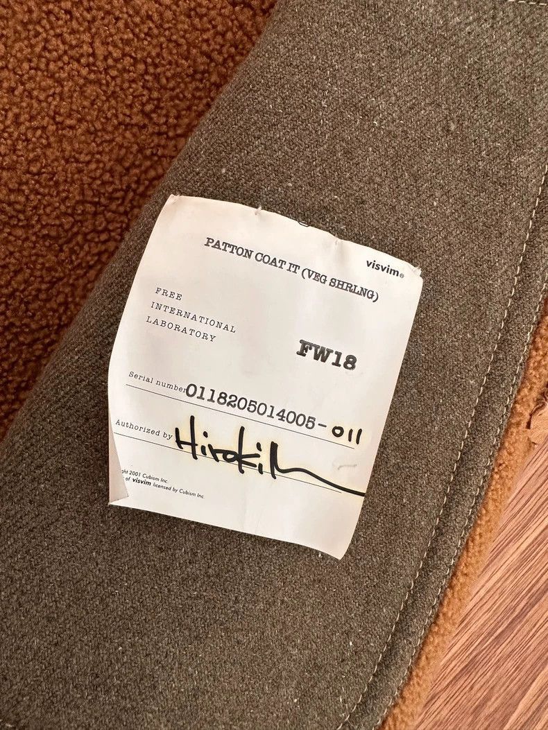 Visvim VISVIM PATTON Coat IT (VEG SHERLING) 18AW-2506 Size US M / EU 48-50 / 2 - 5 Thumbnail